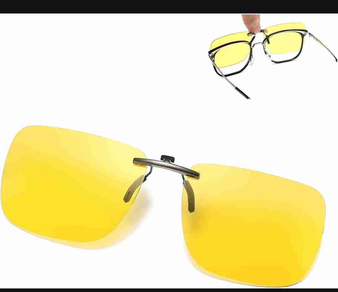 Clip para lentes de noche amarillo - miniatura 3