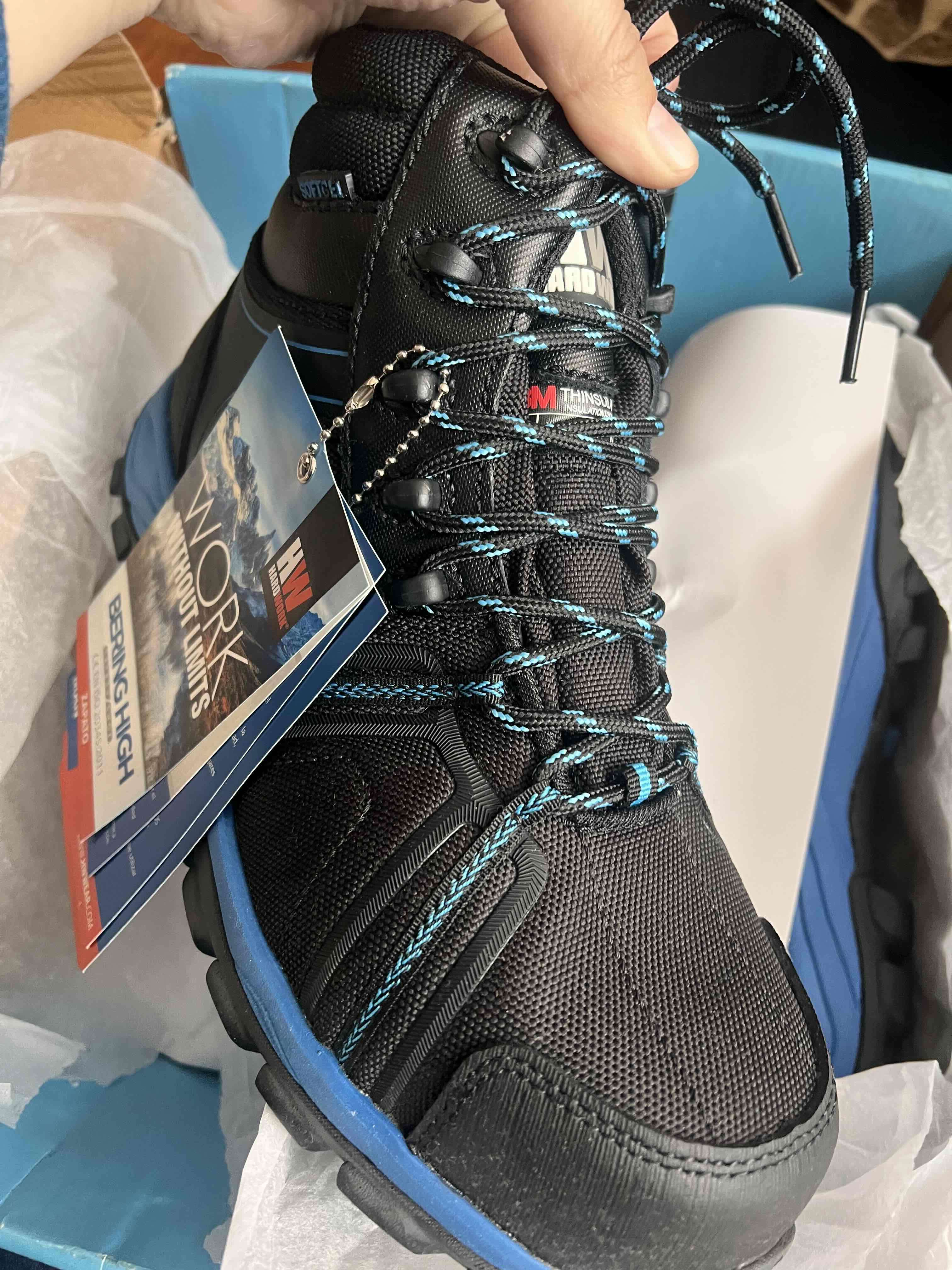 Zapatos de seguridad negros HW - miniatura 5