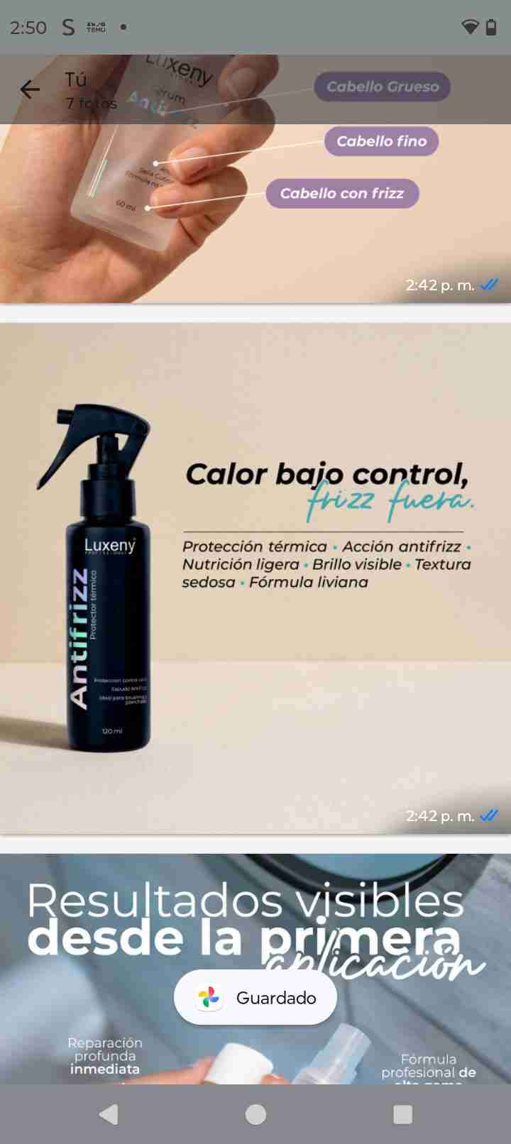 Set de cuidado capilar Luxenil - miniatura 2