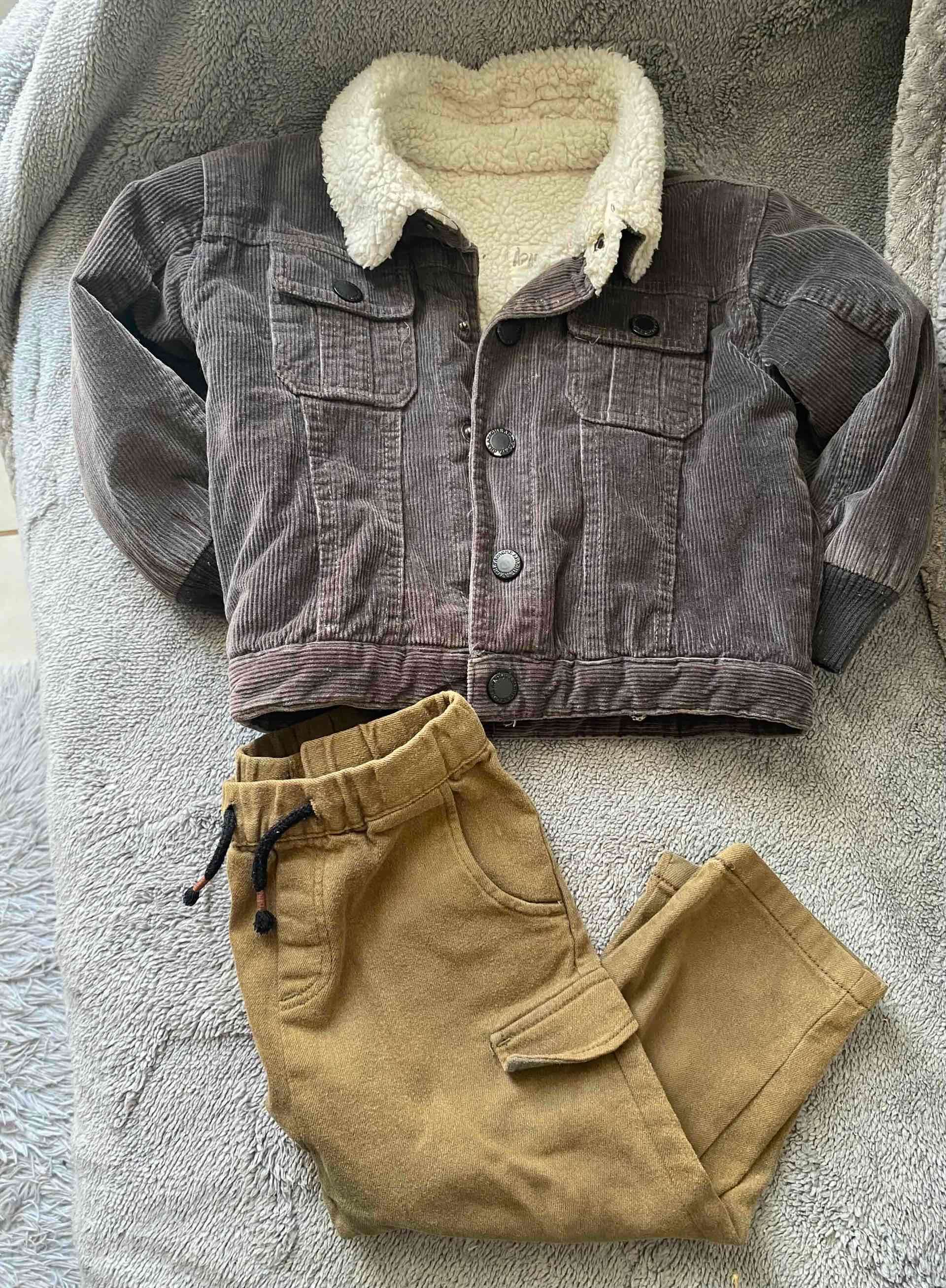 Conjunto polar niño azul y beige - miniatura 2