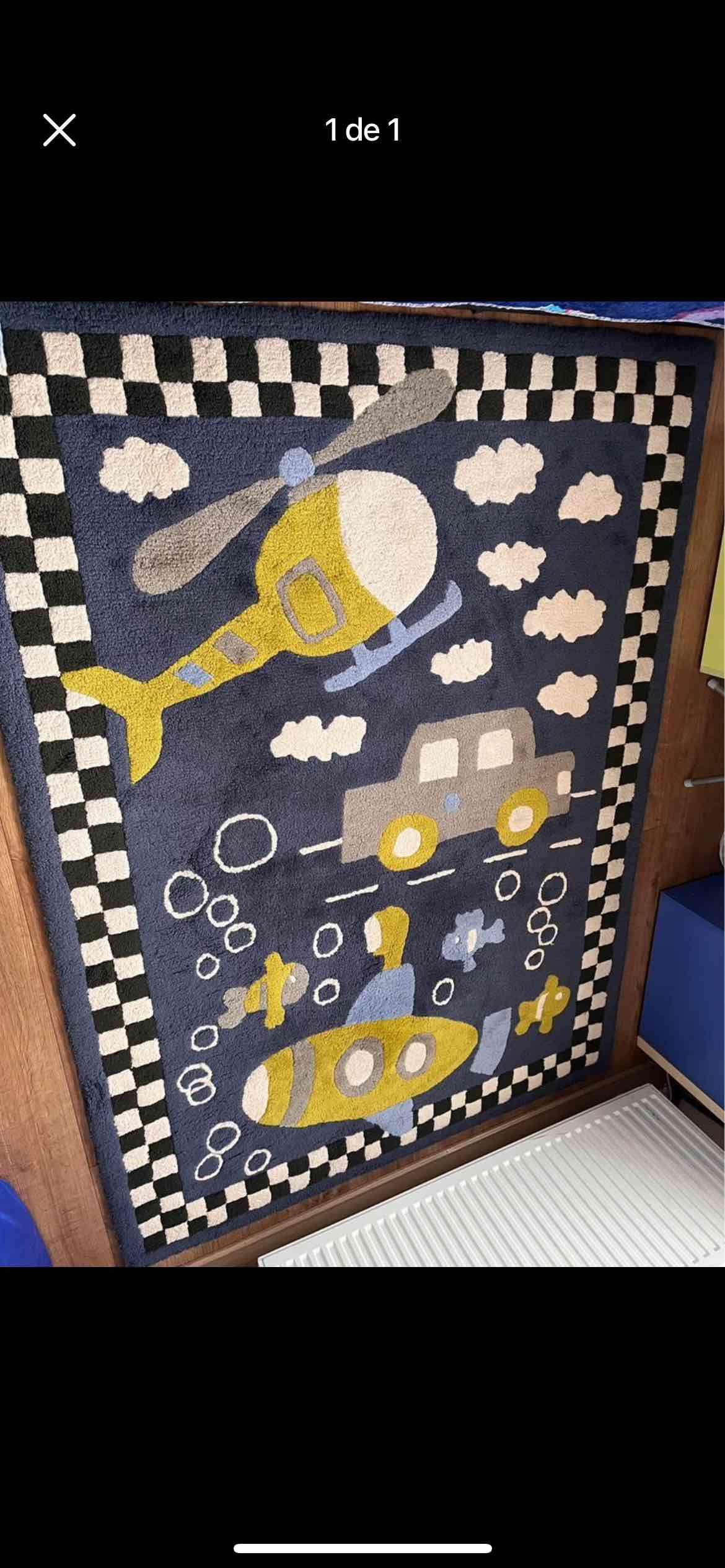 Alfombra infantil con animales - miniatura 2