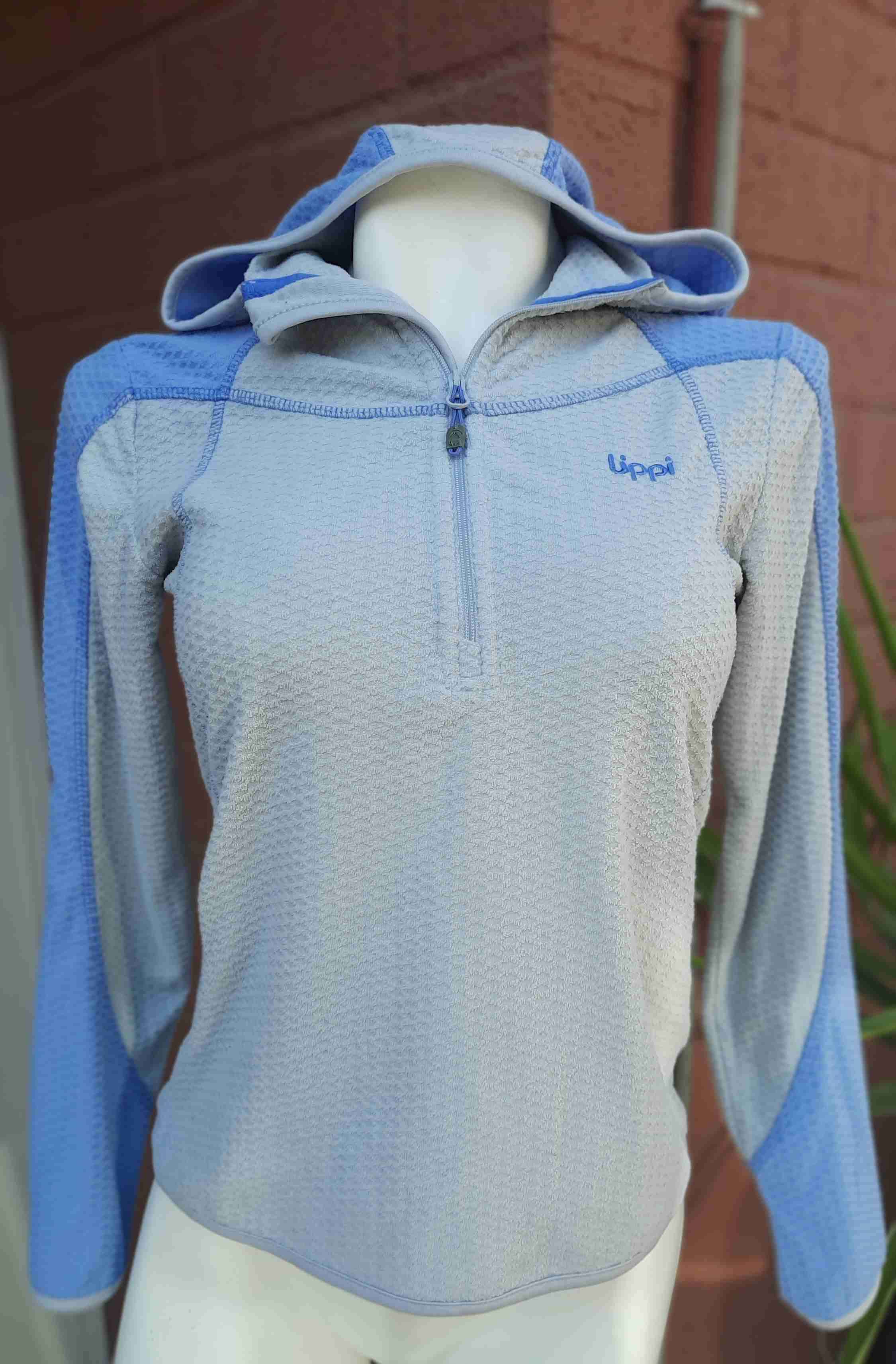 Polerón deportivo gris y azul - miniatura 2