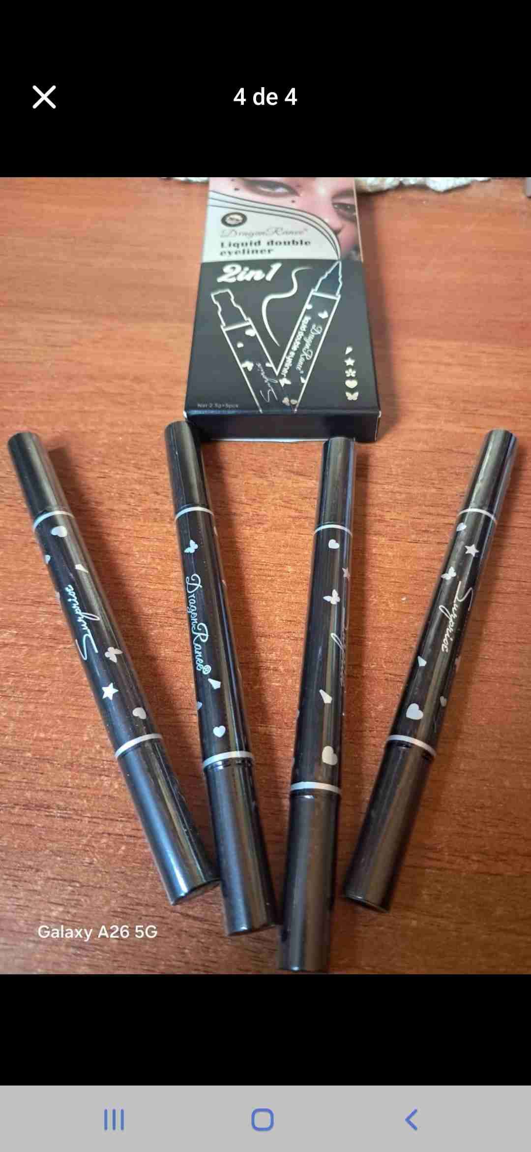 Aros de corazón plateados - miniatura 3