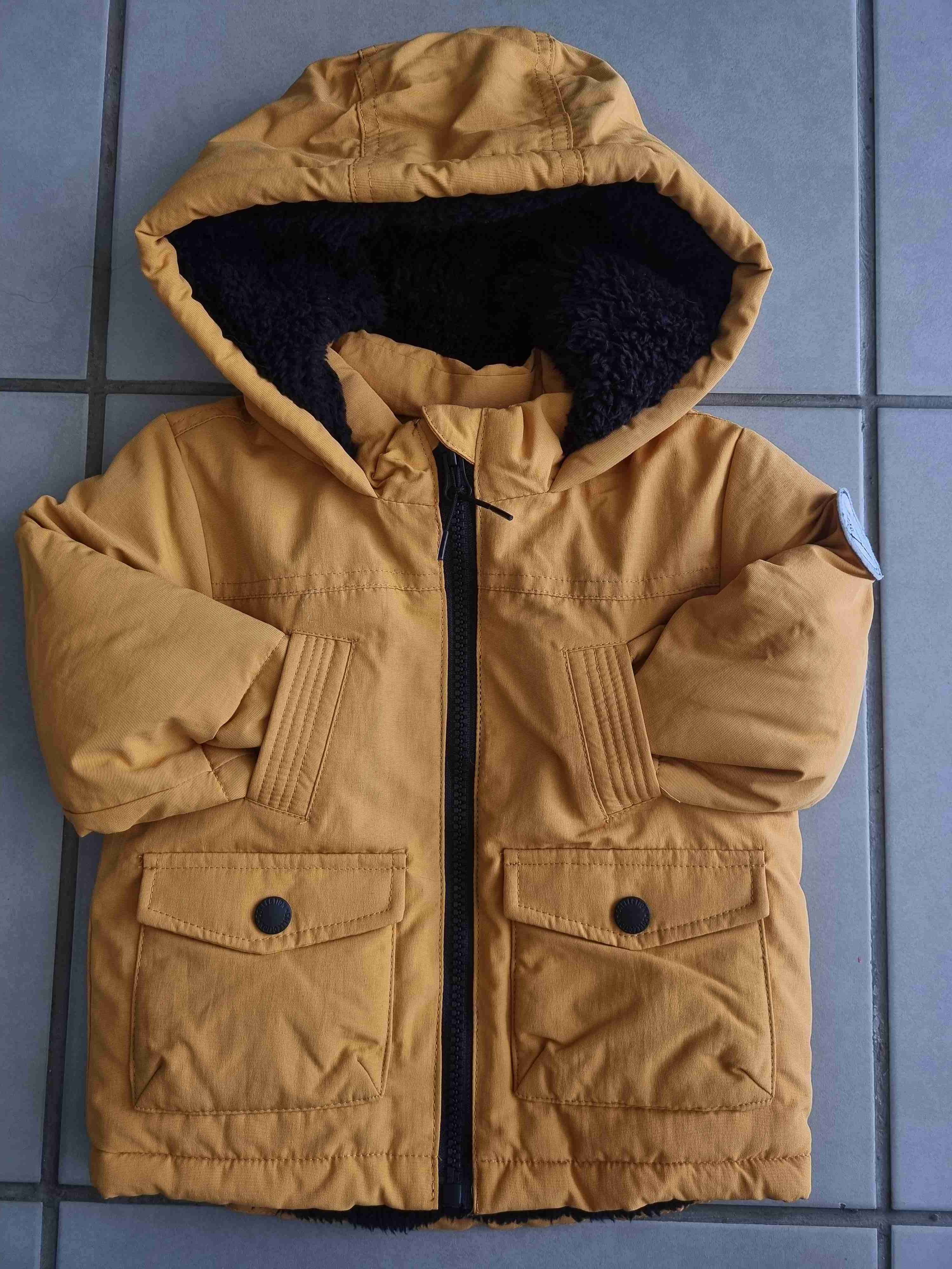 Chaqueta amarilla térmica para niños - miniatura 3