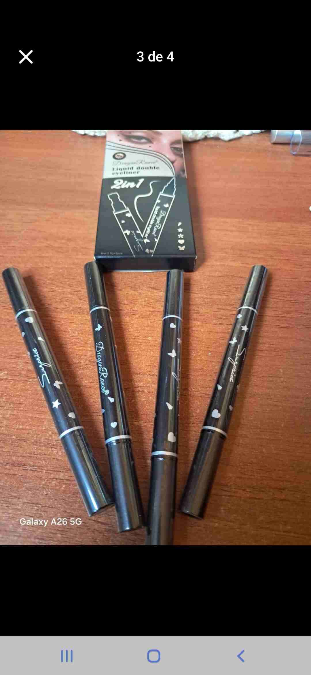 Aros de corazón plateados - miniatura 4