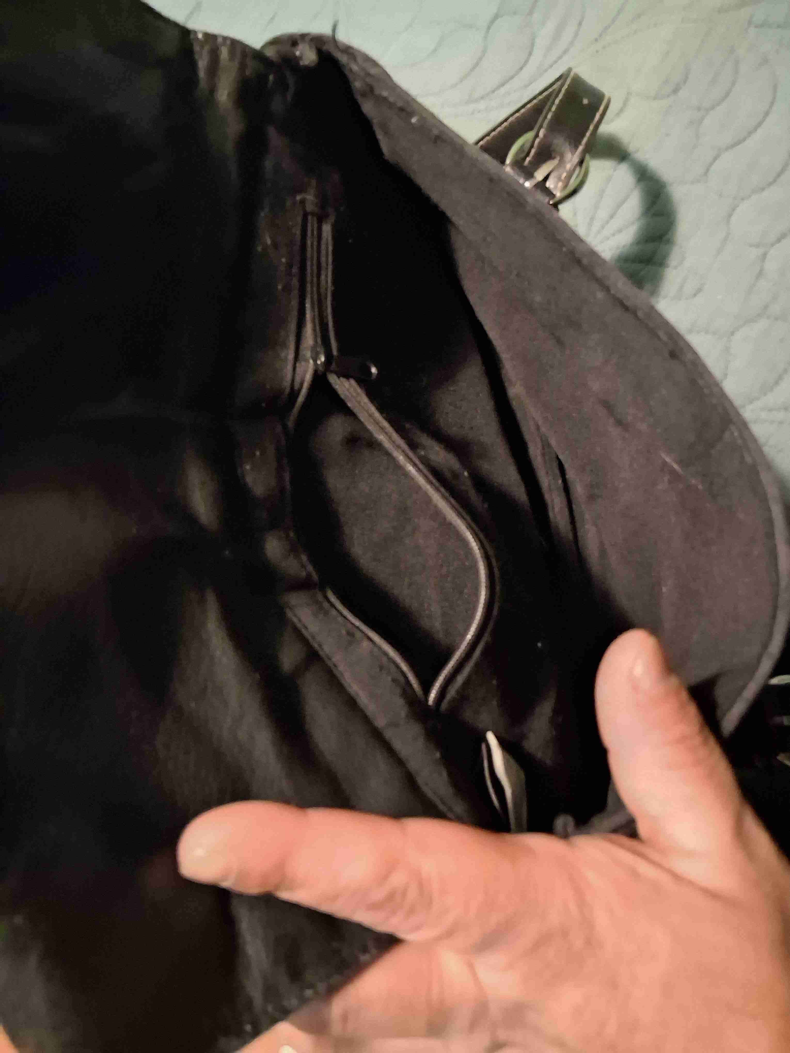 Cartera negra elegante - miniatura 3