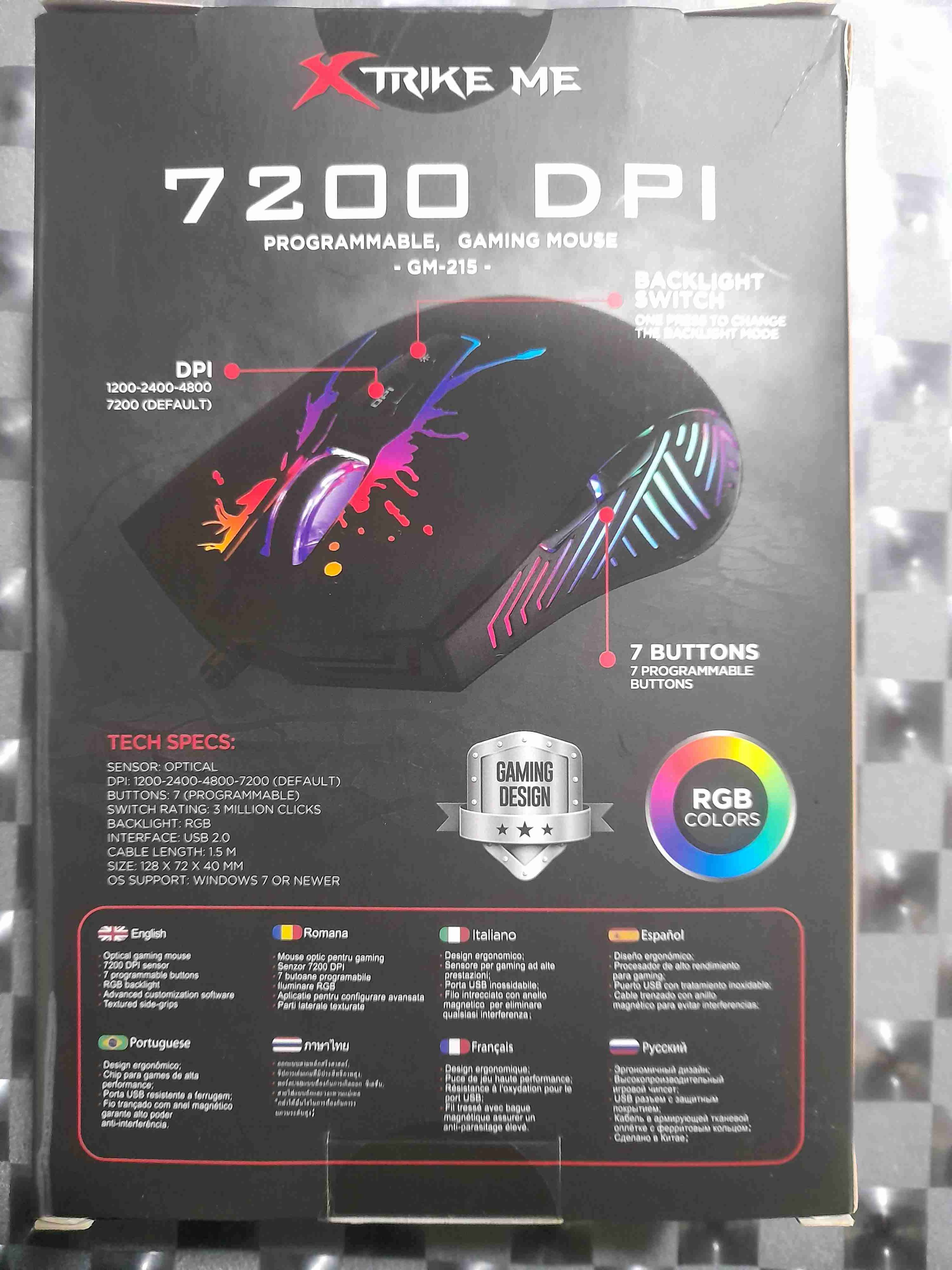 Mouse gaming Xtrike Me 215 - miniatura 2