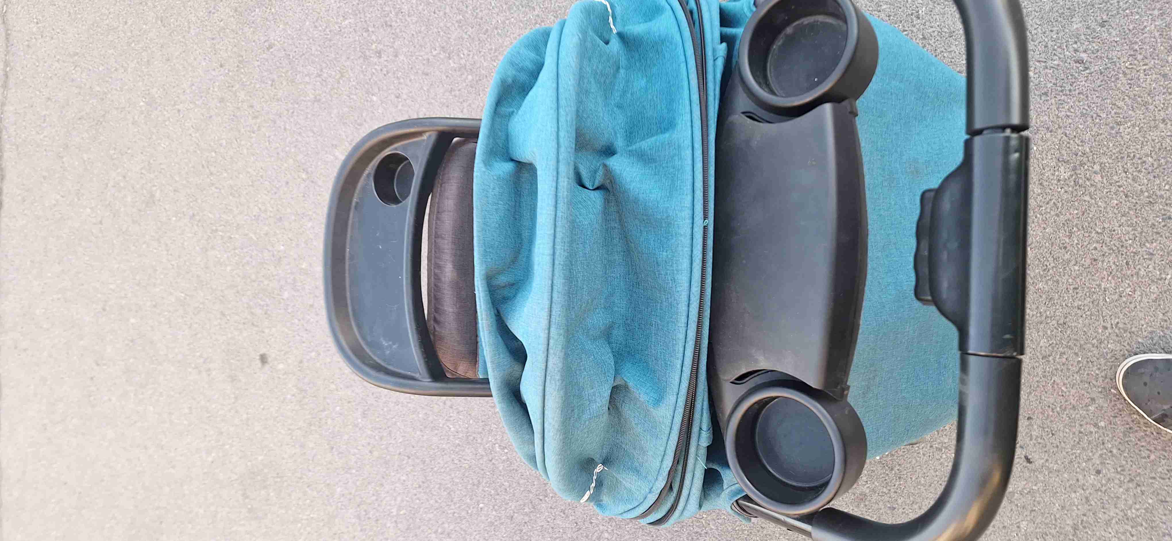 Coche de bebé+ huevo Bebesit azul - miniatura 2