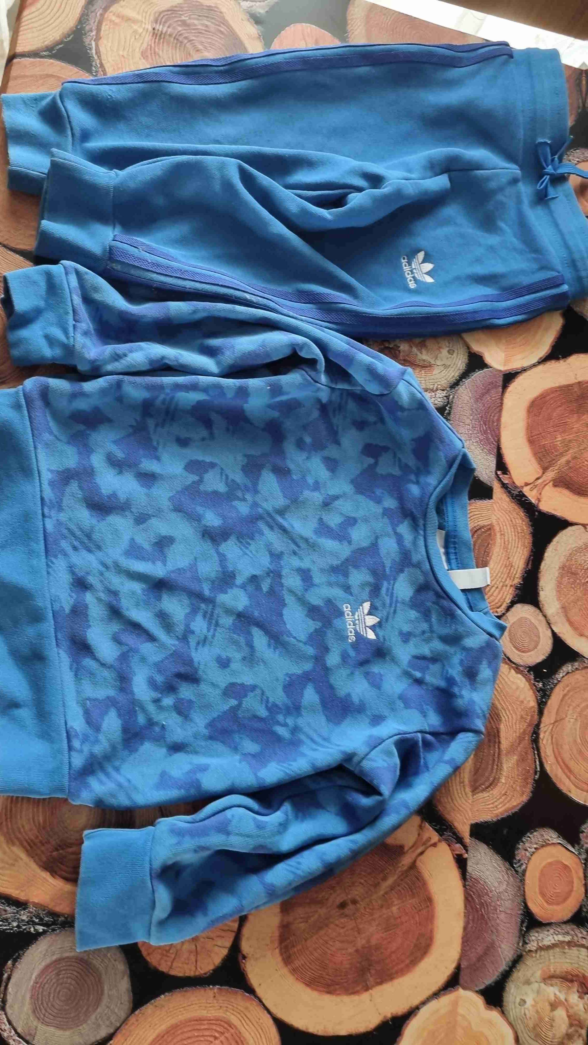 Buzo azul adidas para niño - miniatura 2