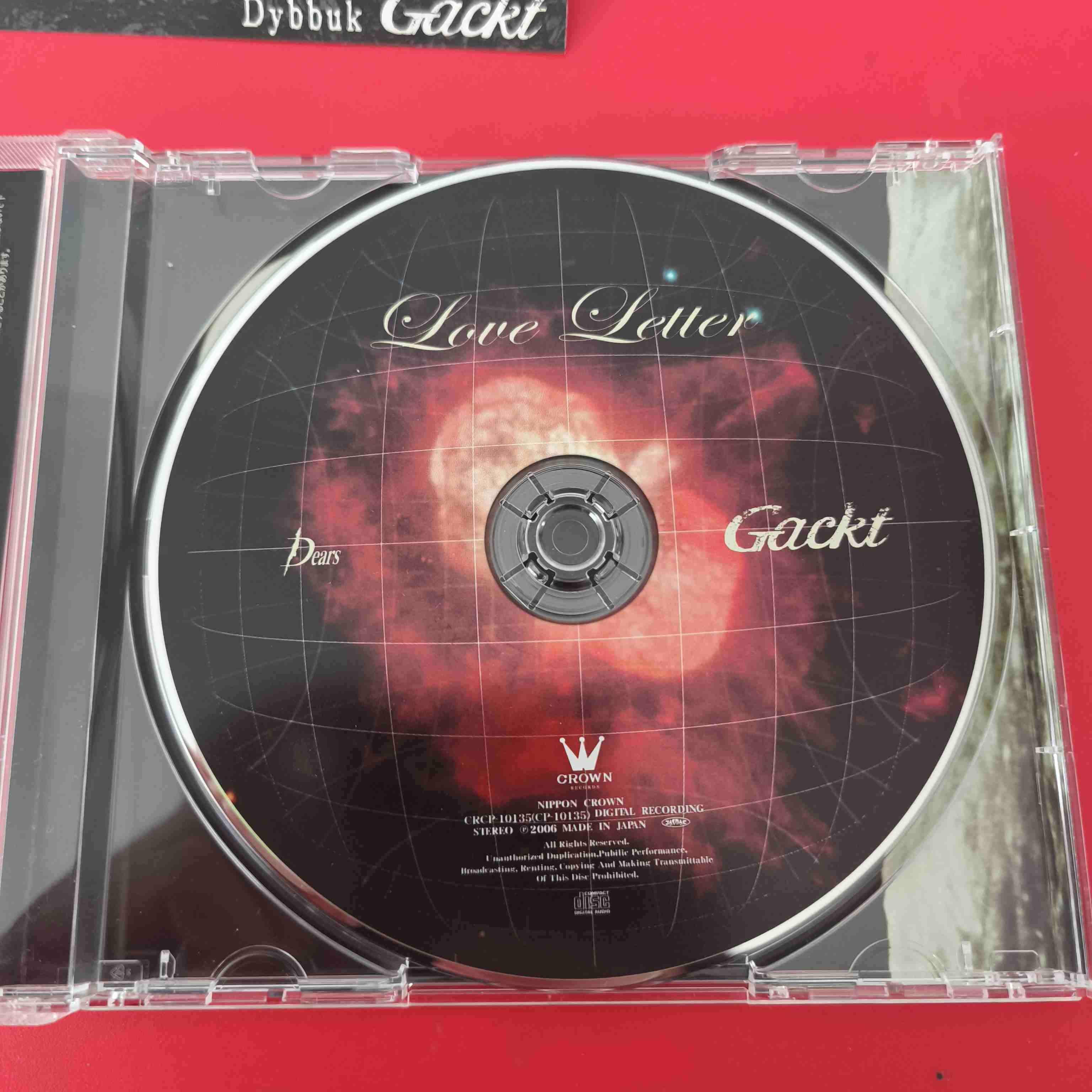 CD "Love Letter" de Gackt - miniatura 4