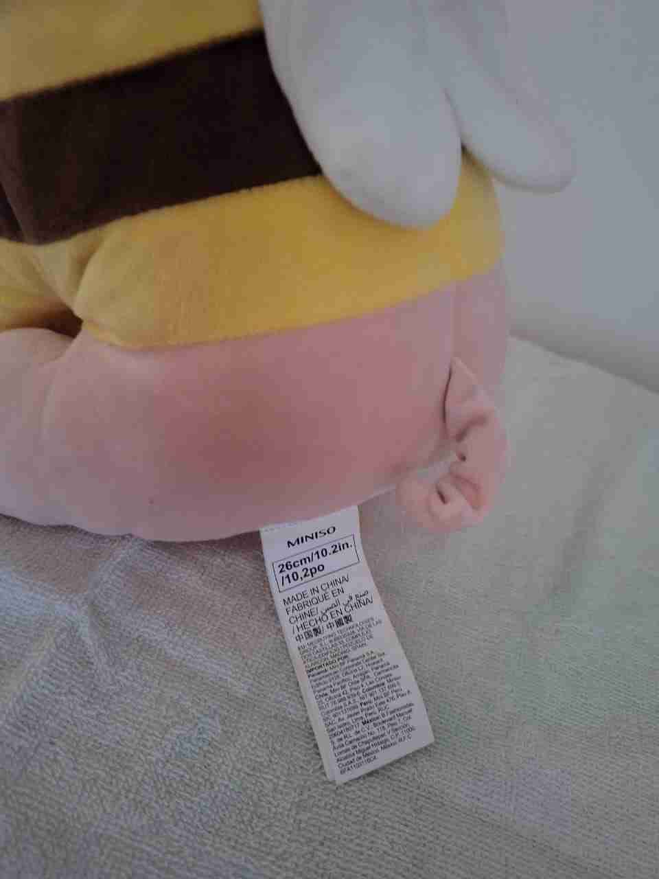 Peluche cerdito disfraz abeja - miniatura 4