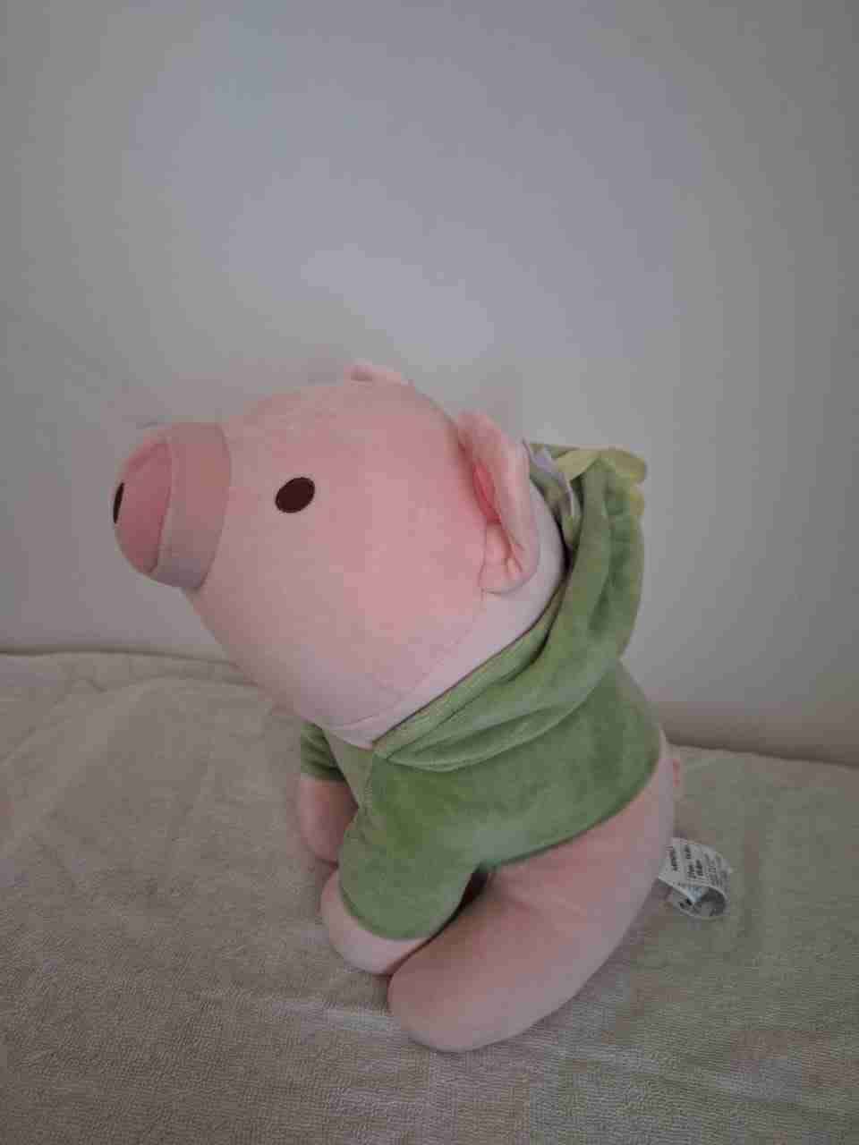 Peluche cerdito disfrazado de dinosaurio - miniatura 3