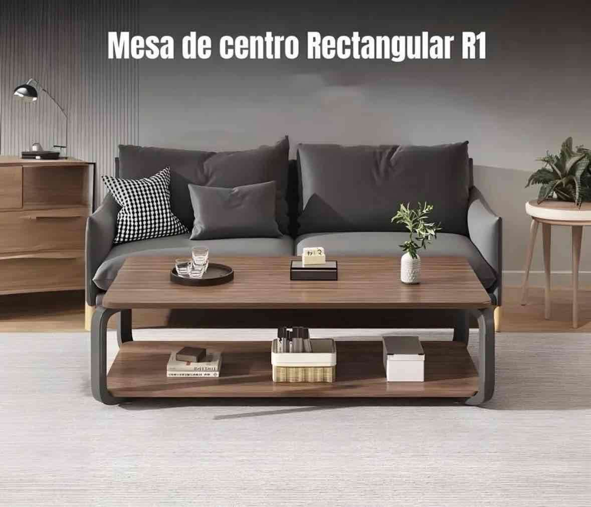 Mesa de centro rectangular - 1