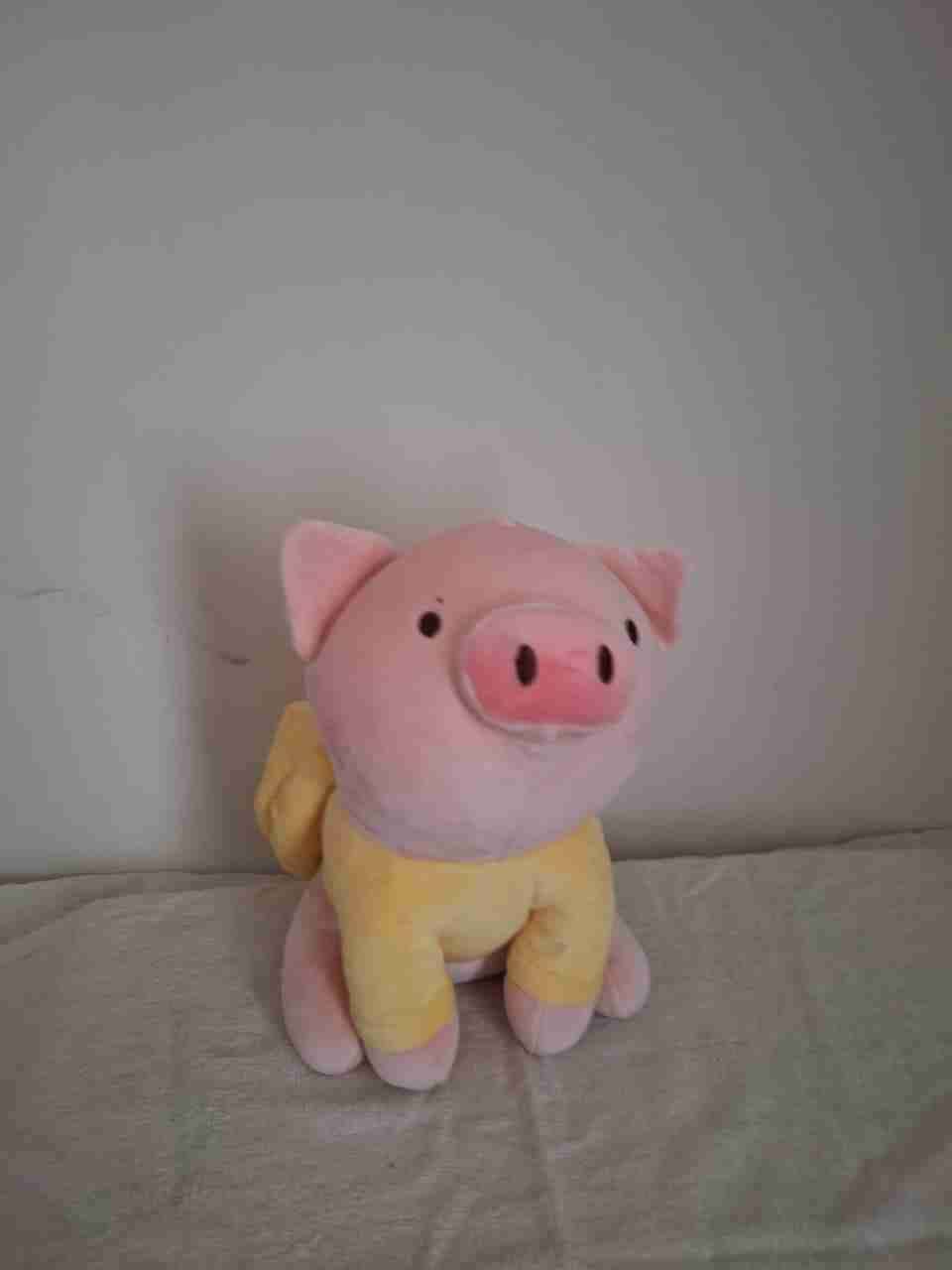 Peluche cerdito con disfraz de pato - miniatura 2