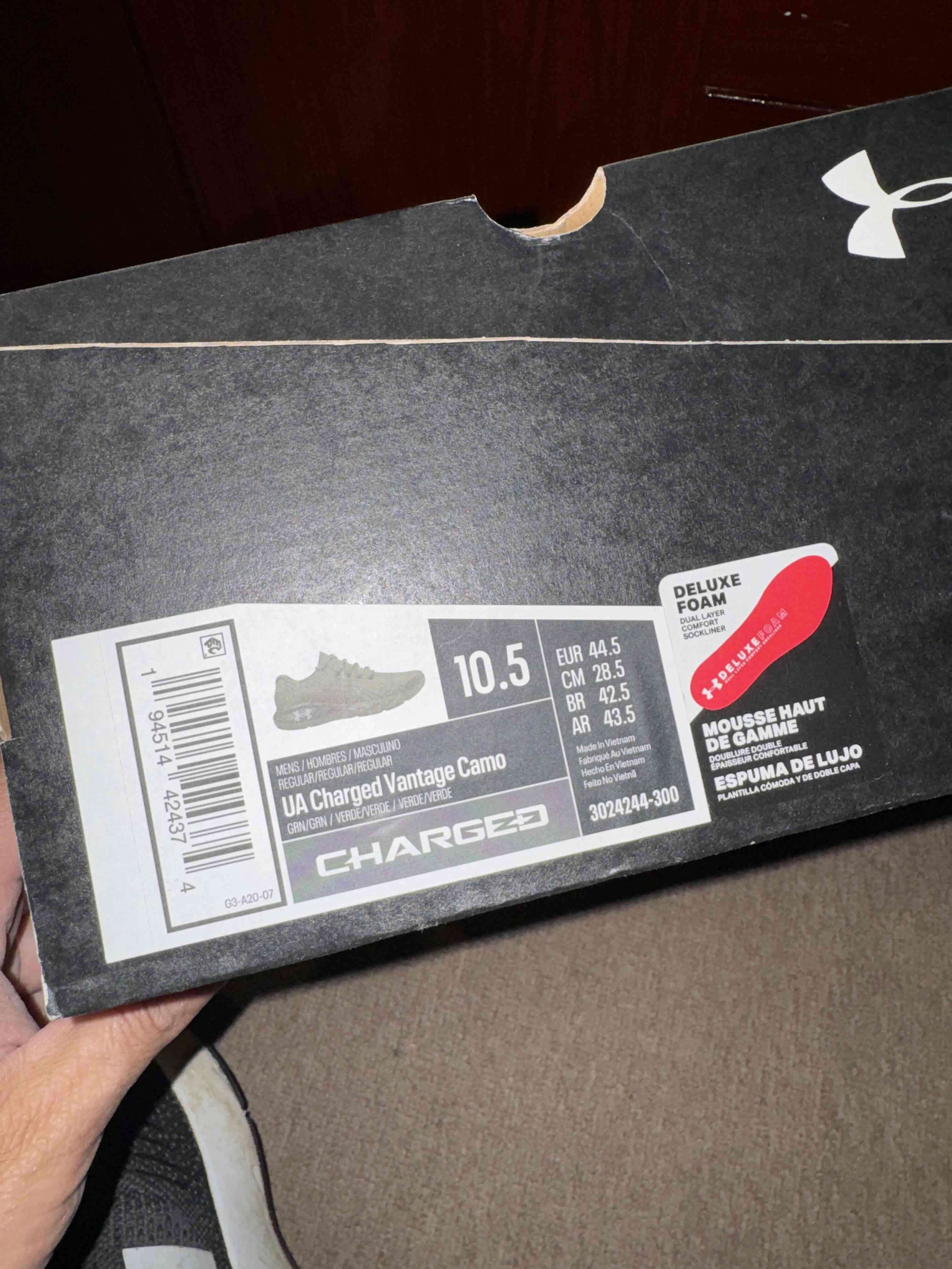 Zapatillas Under armour charged vantage Camo - miniatura 4