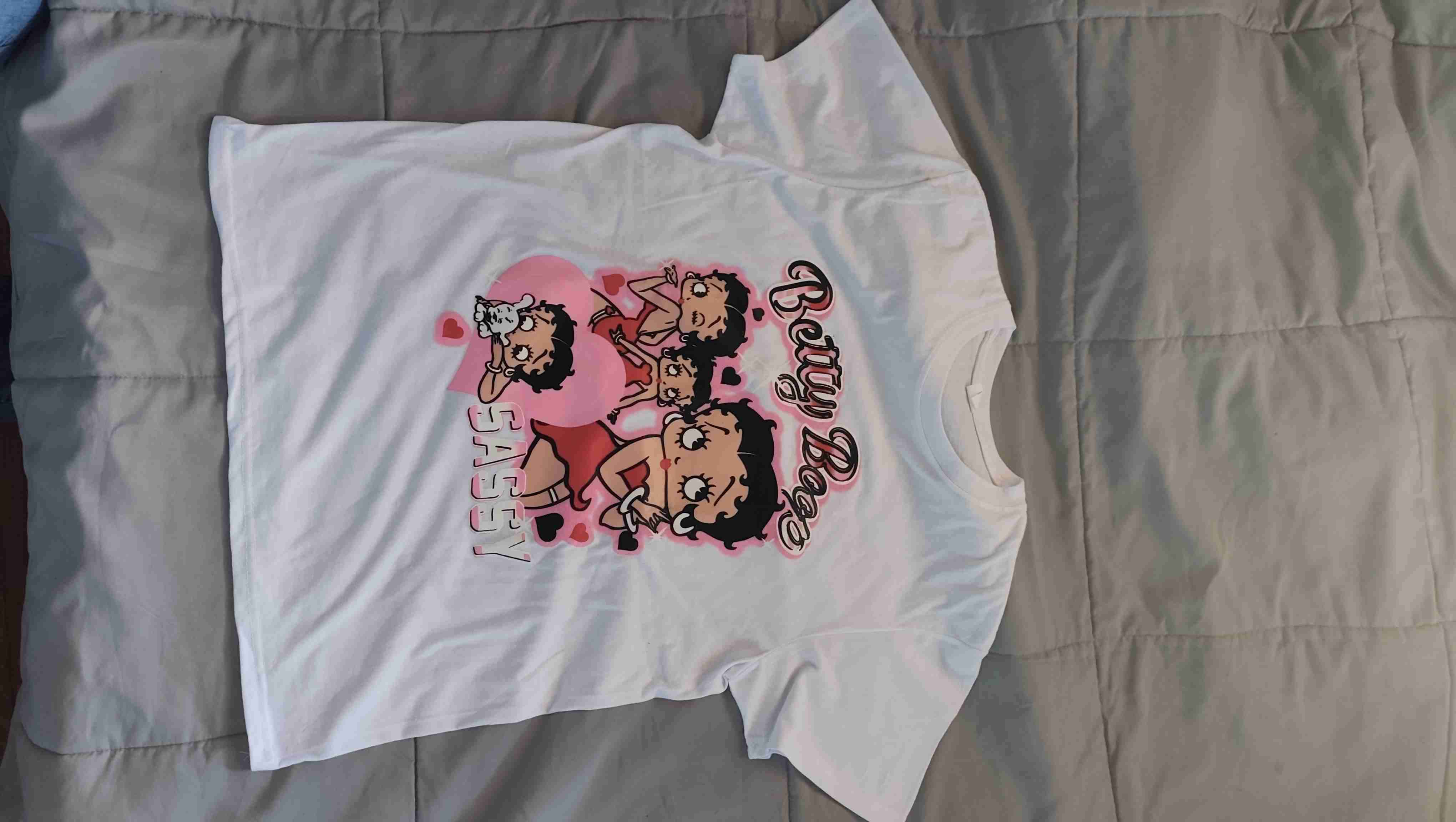 Polera algodón estampado