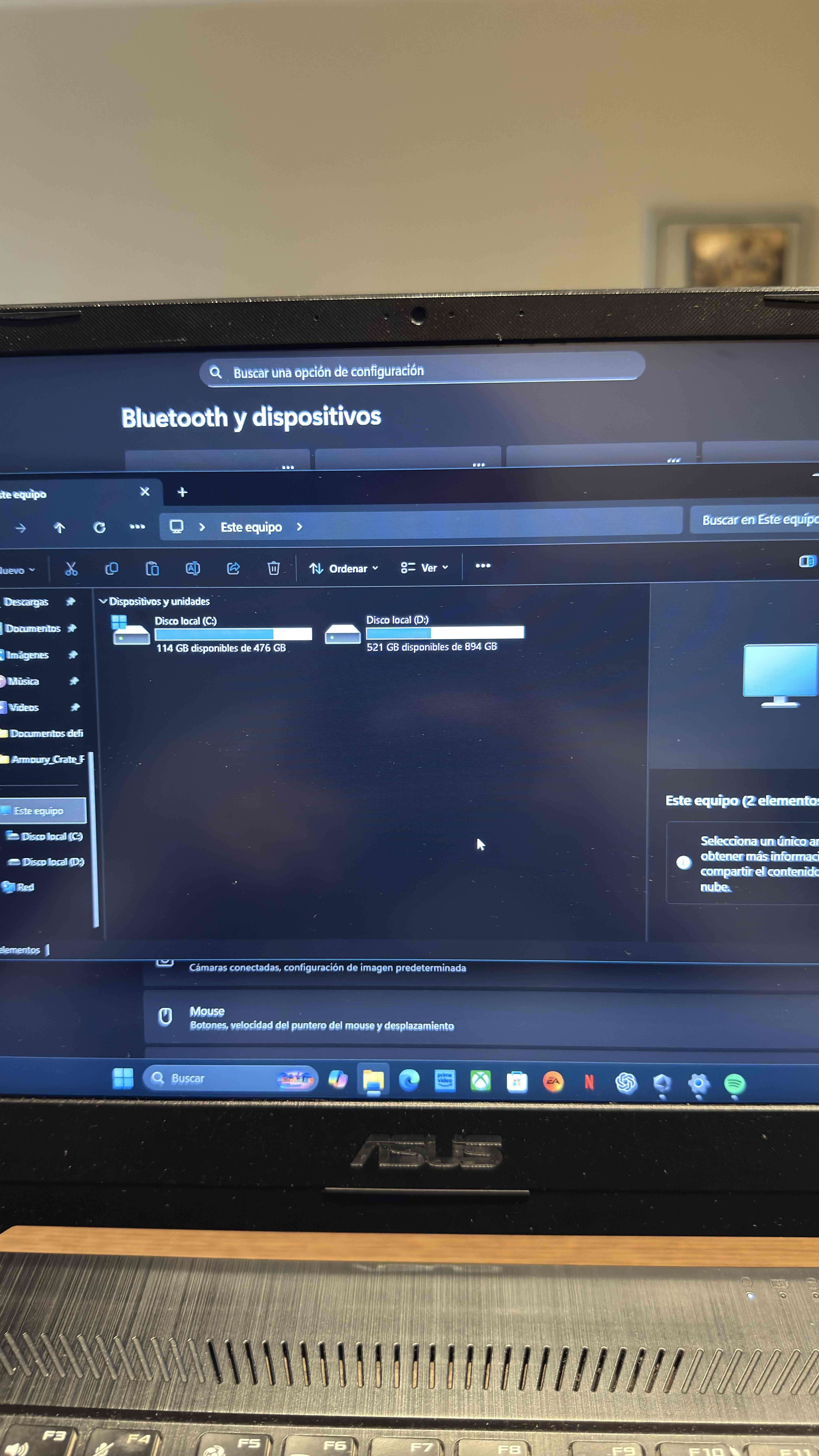ASUS TUF GAMING FX505DV- Excelente Estado - miniatura 4