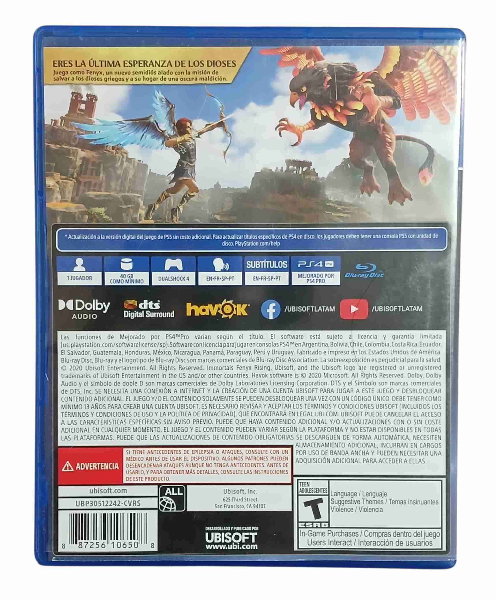 Juego PS4 Immortals Fenyx Rising (Usado) - miniatura 2