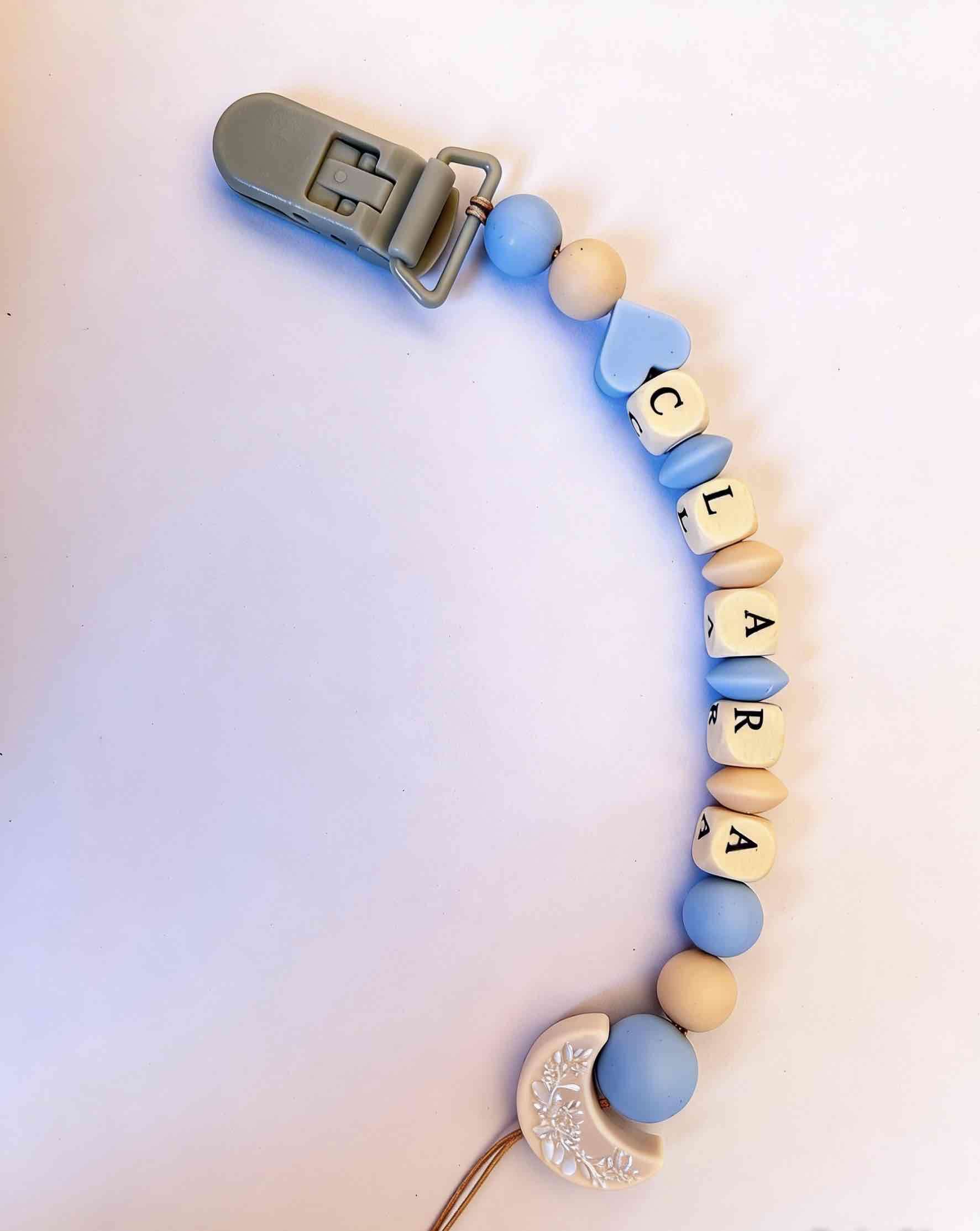 Porta Chupete con nombres en MADERA ✨ - miniatura 2