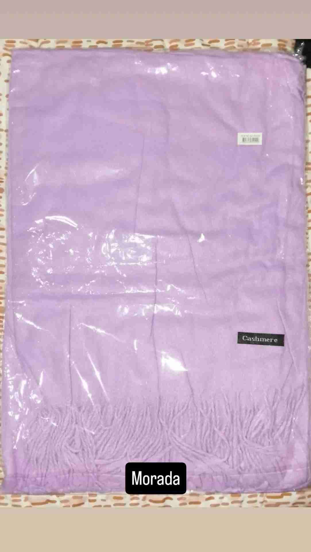 Bufanda de lana con flecos - miniatura 3