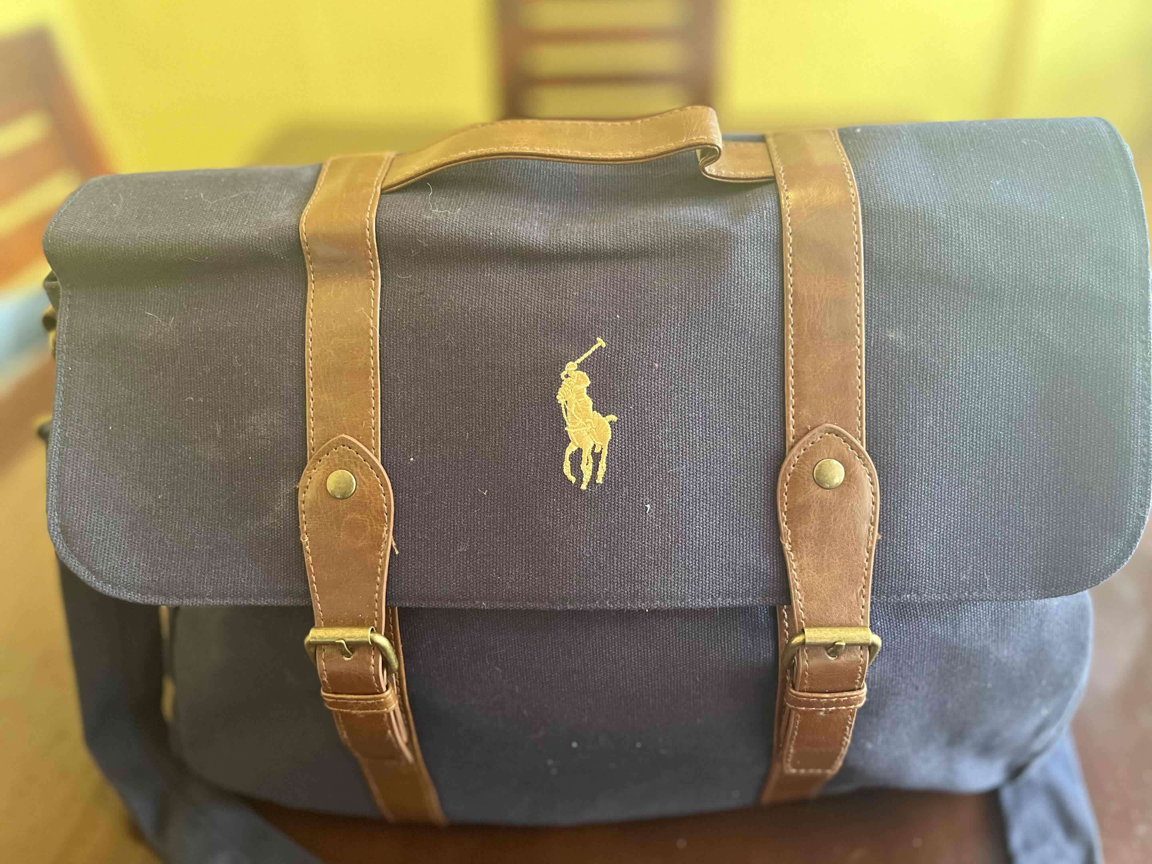 Bolso mensajero azul - miniatura 2