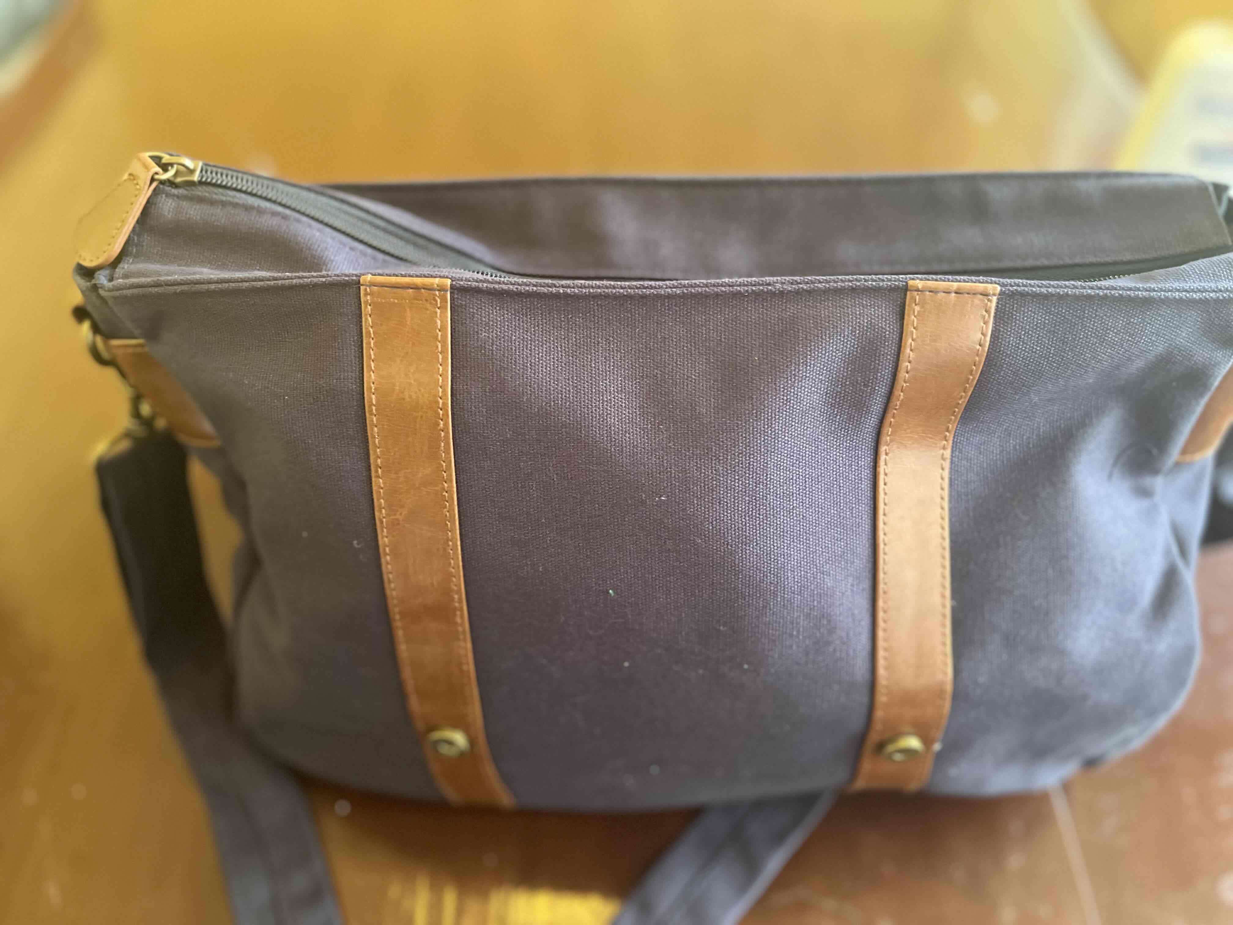 Bolso mensajero azul - miniatura 4