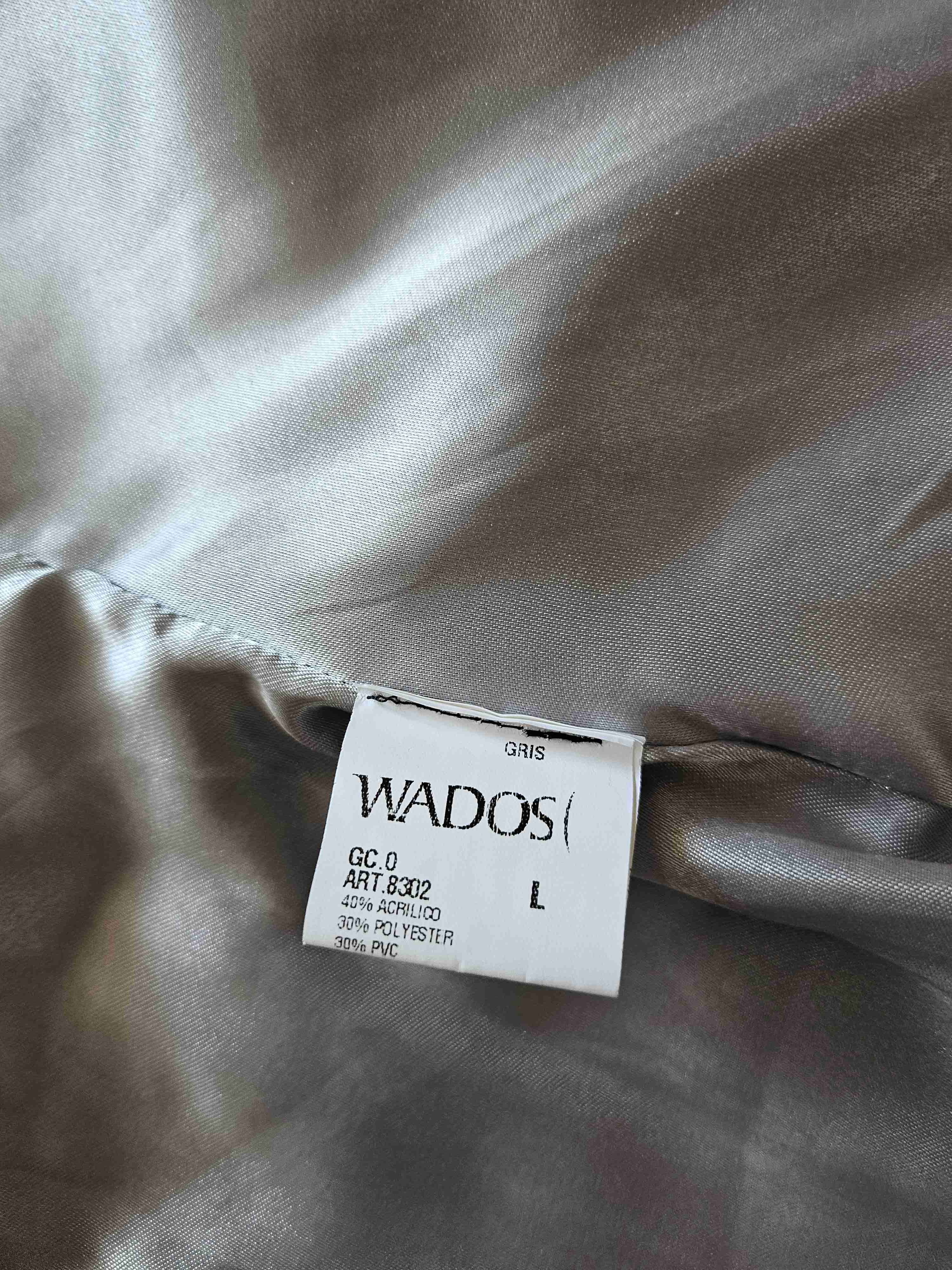 Chaleco de piel sintética gris - miniatura 3