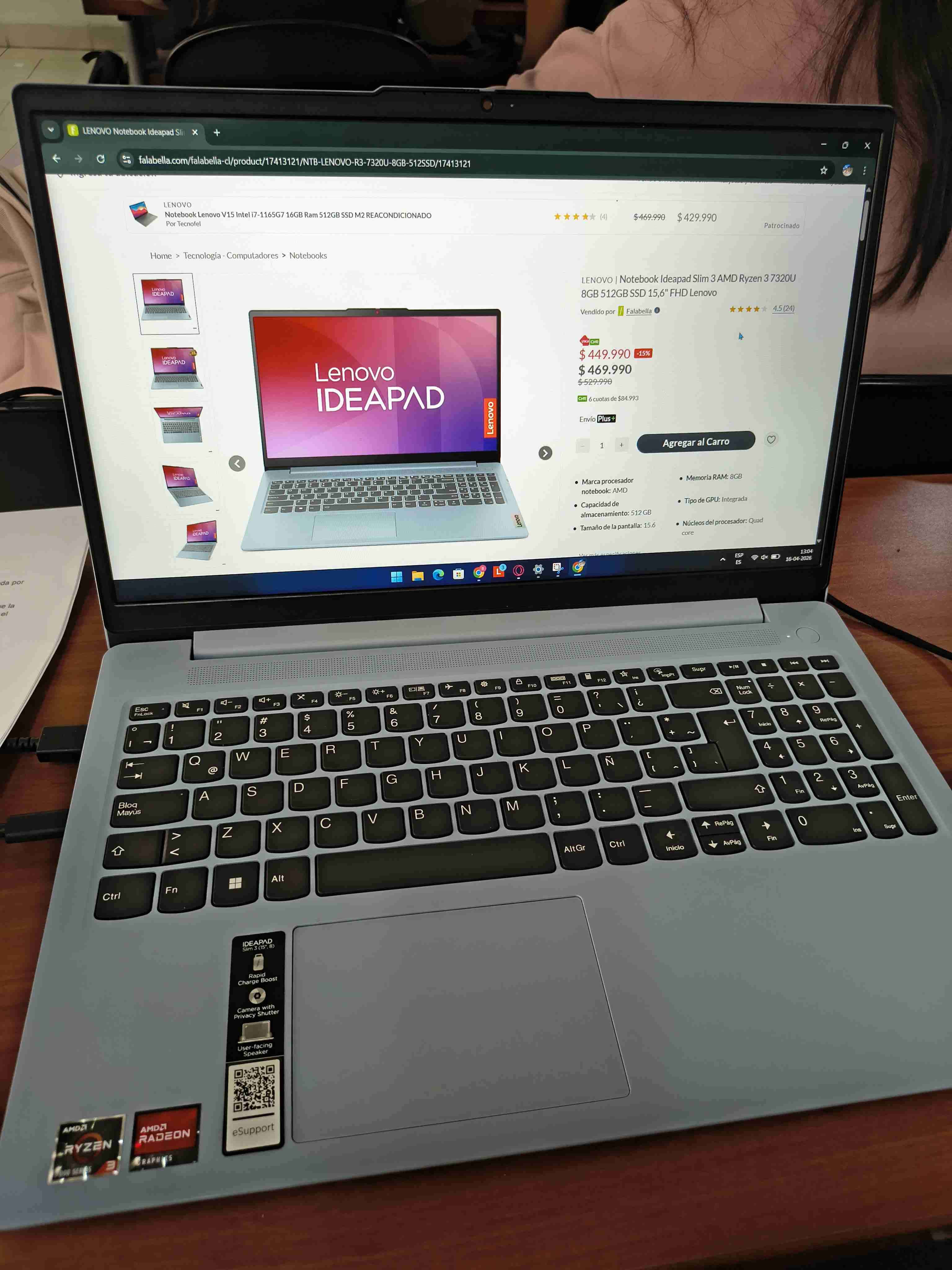 Notebook Lenovo IdeaPad Slim - miniatura 1