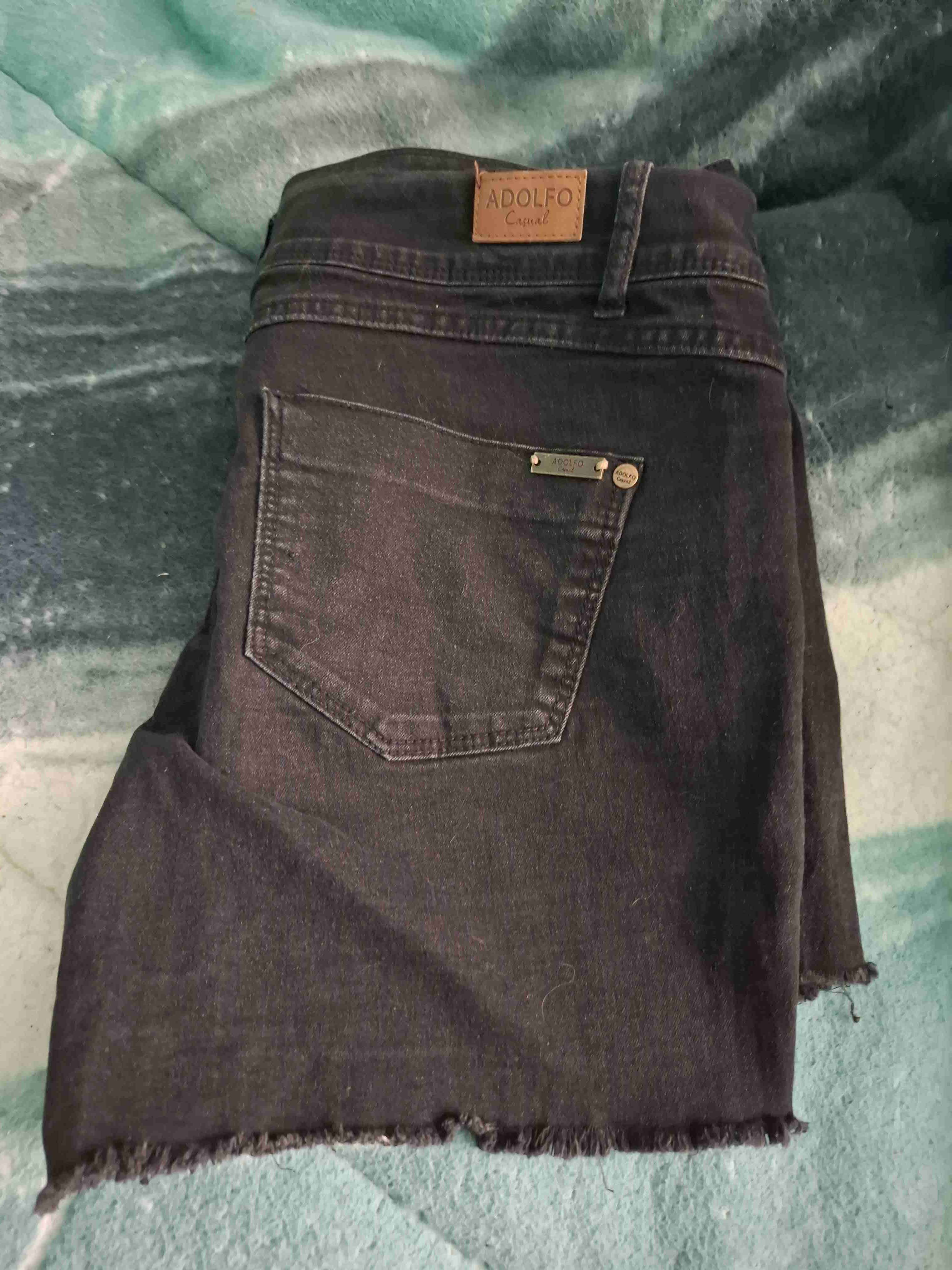 Shorts de mezclilla negros - miniatura 2