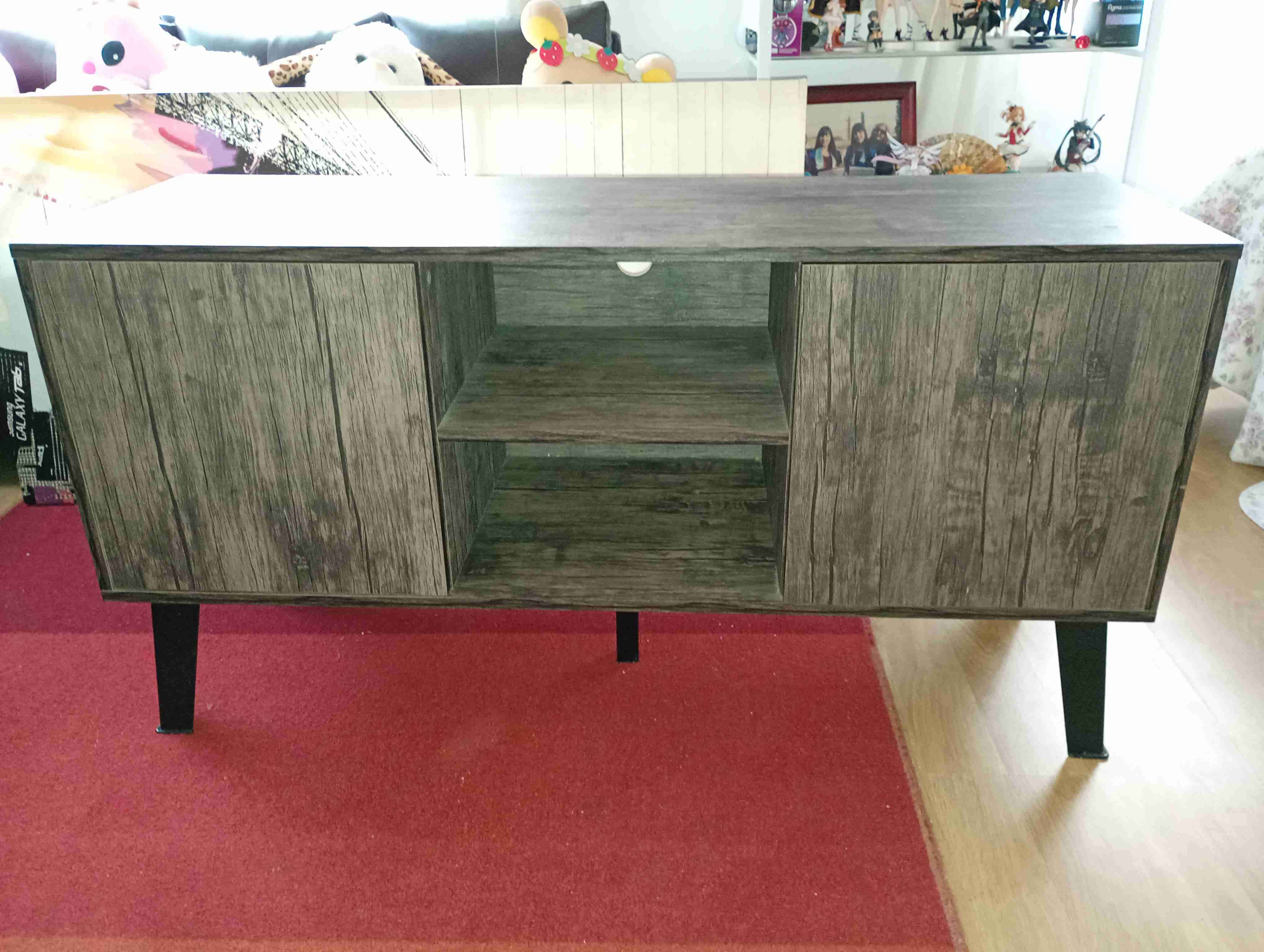 Mueble TV de madera oscura - miniatura 2