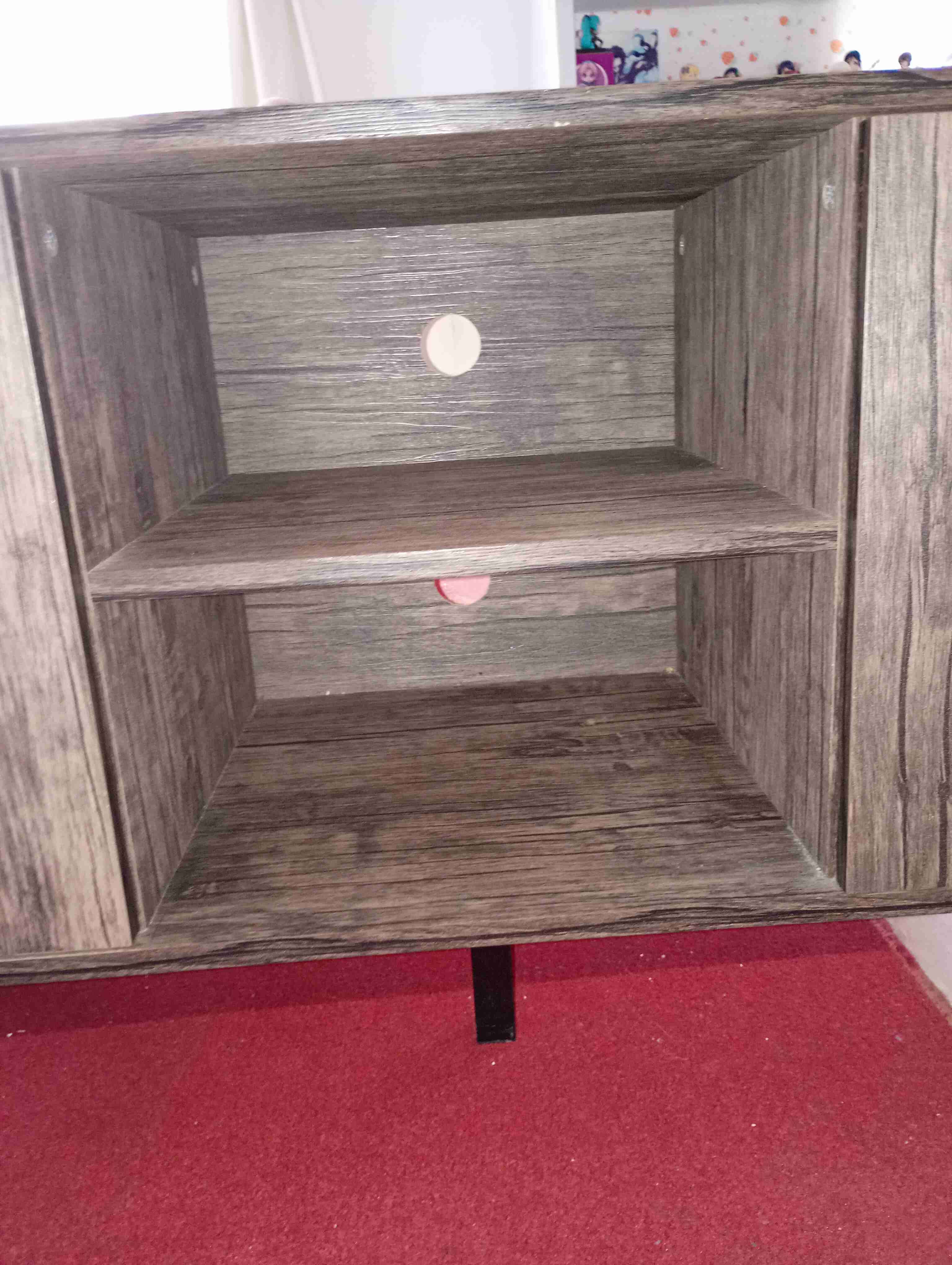 Mueble TV de madera oscura - miniatura 4