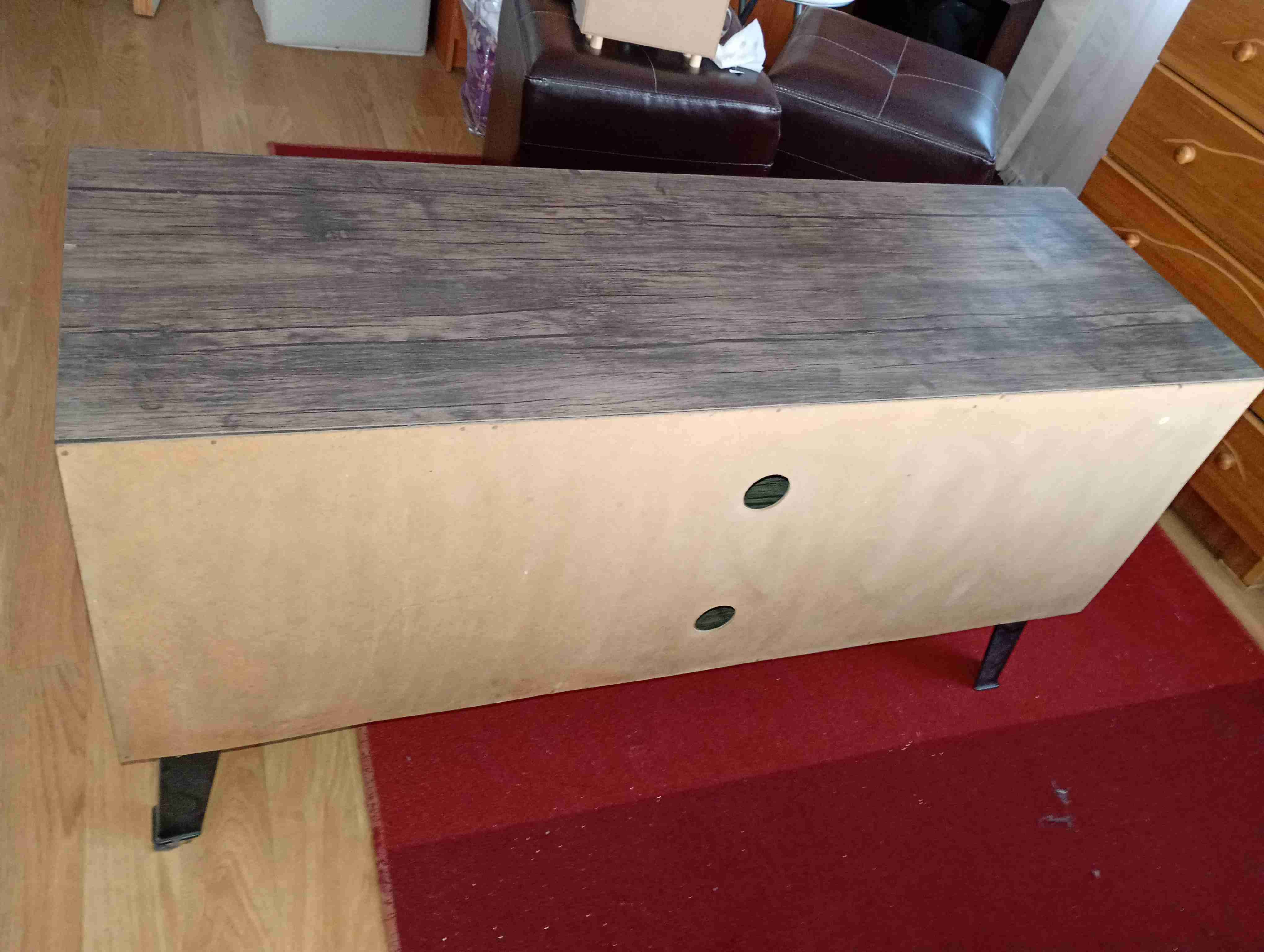 Mueble TV de madera oscura - miniatura 5