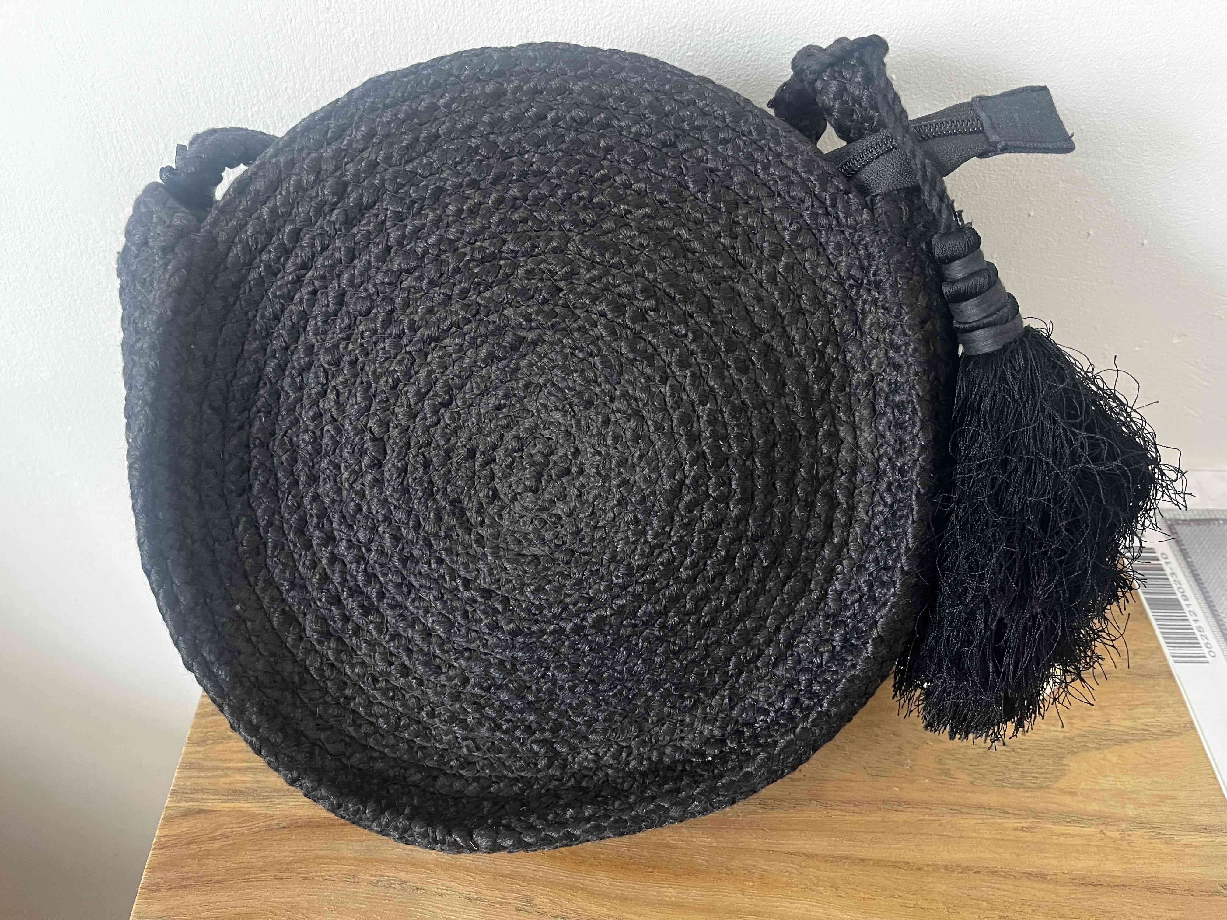 Cartera redonda negra - miniatura 3