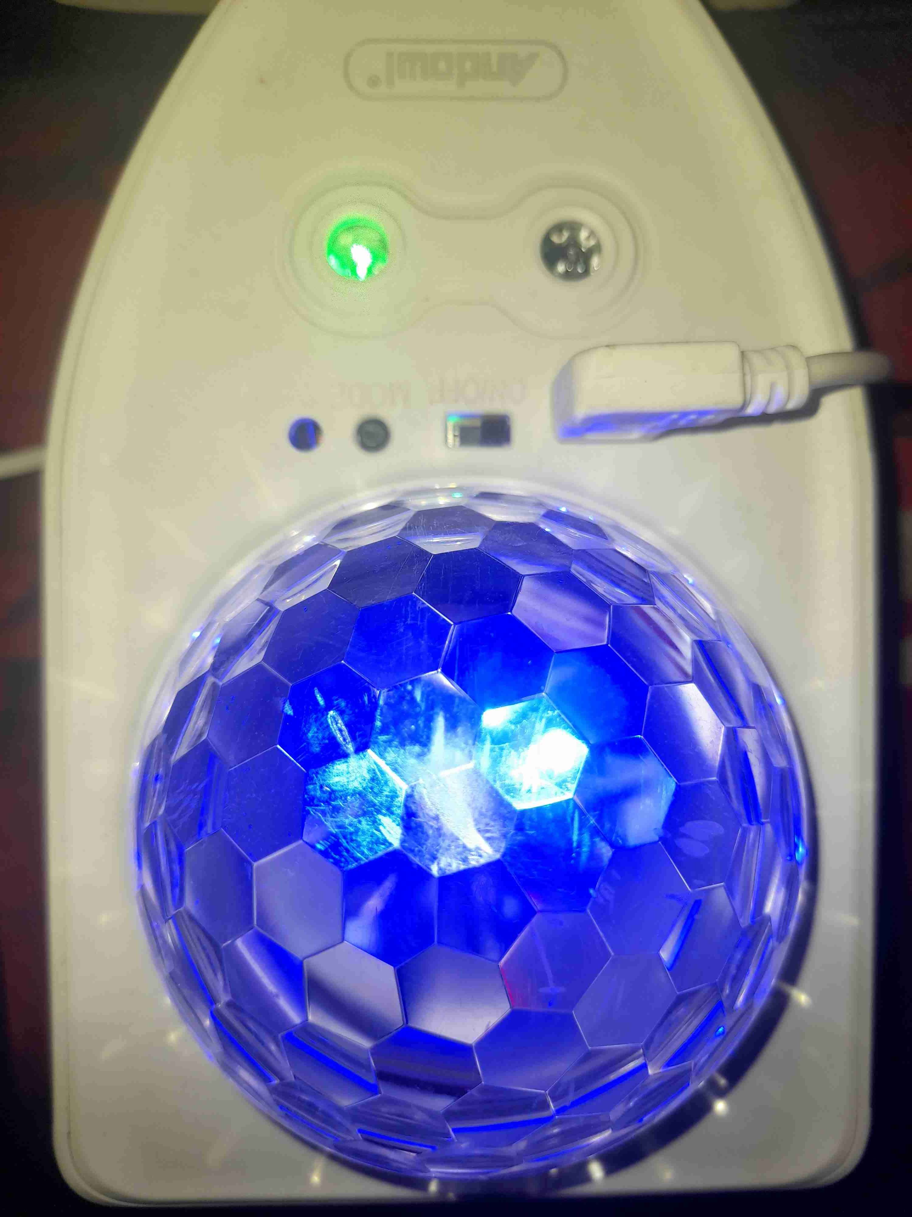 Luz 💡 LED 🔄 rotatoria 🔄 disco 🪩