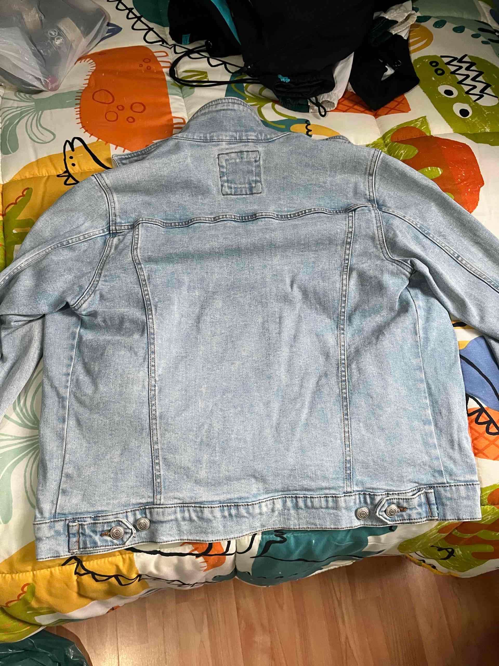 Chaqueta Zara de mezclilla azul claro - miniatura 2