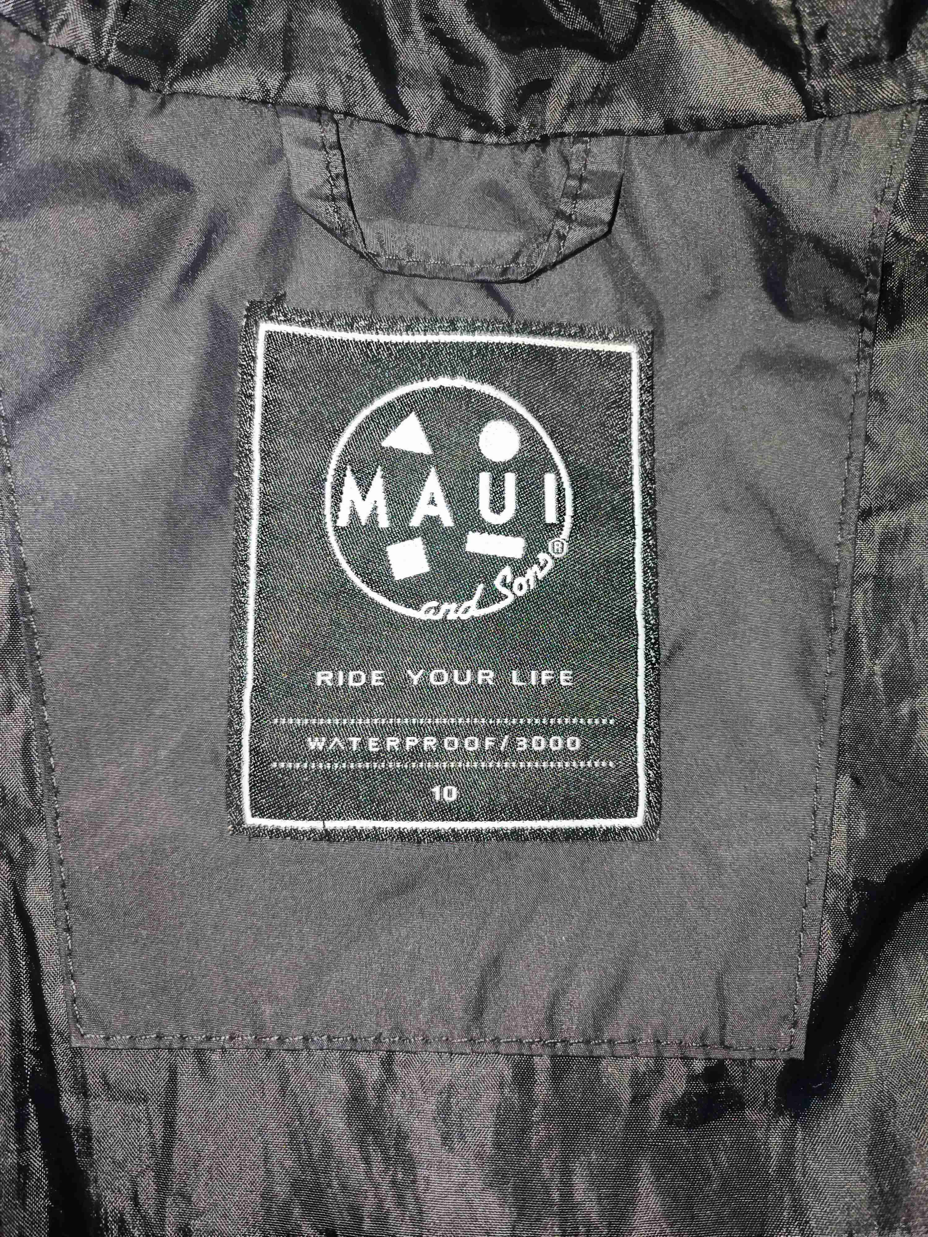 Chaqueta acolchada negra con capucha maui - miniatura 4