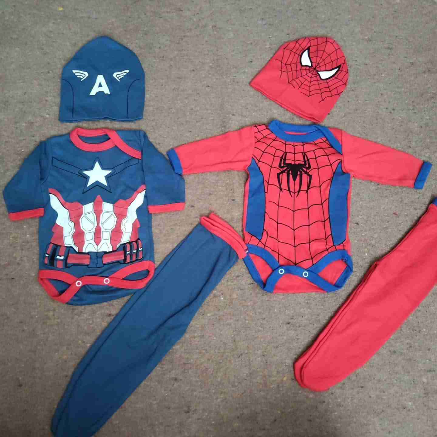 Ajuar de super héroe bebé - miniatura 2