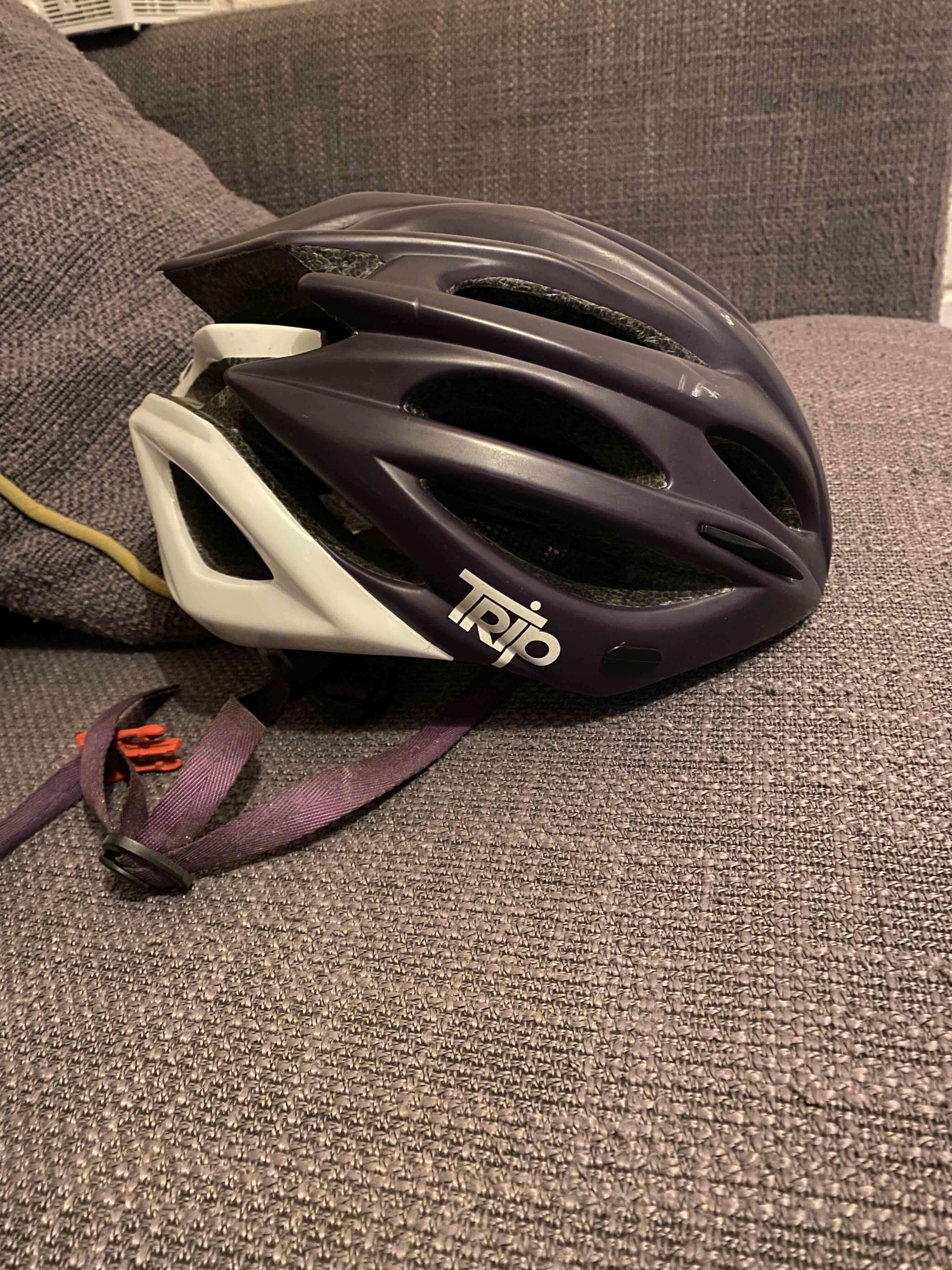 Casco de bicicleta Tiro púrpura - miniatura 1