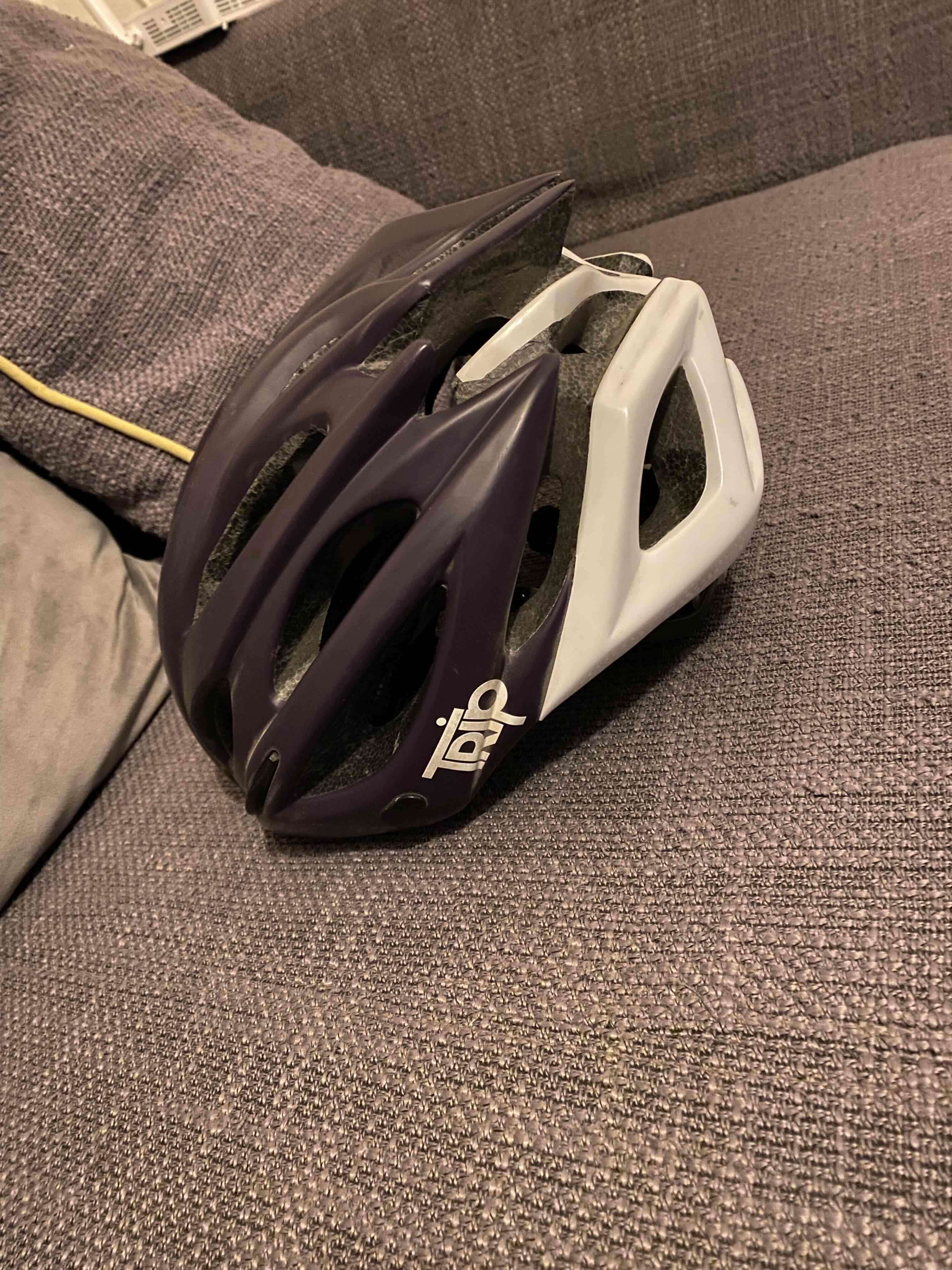 Casco de bicicleta Tiro púrpura - miniatura 2