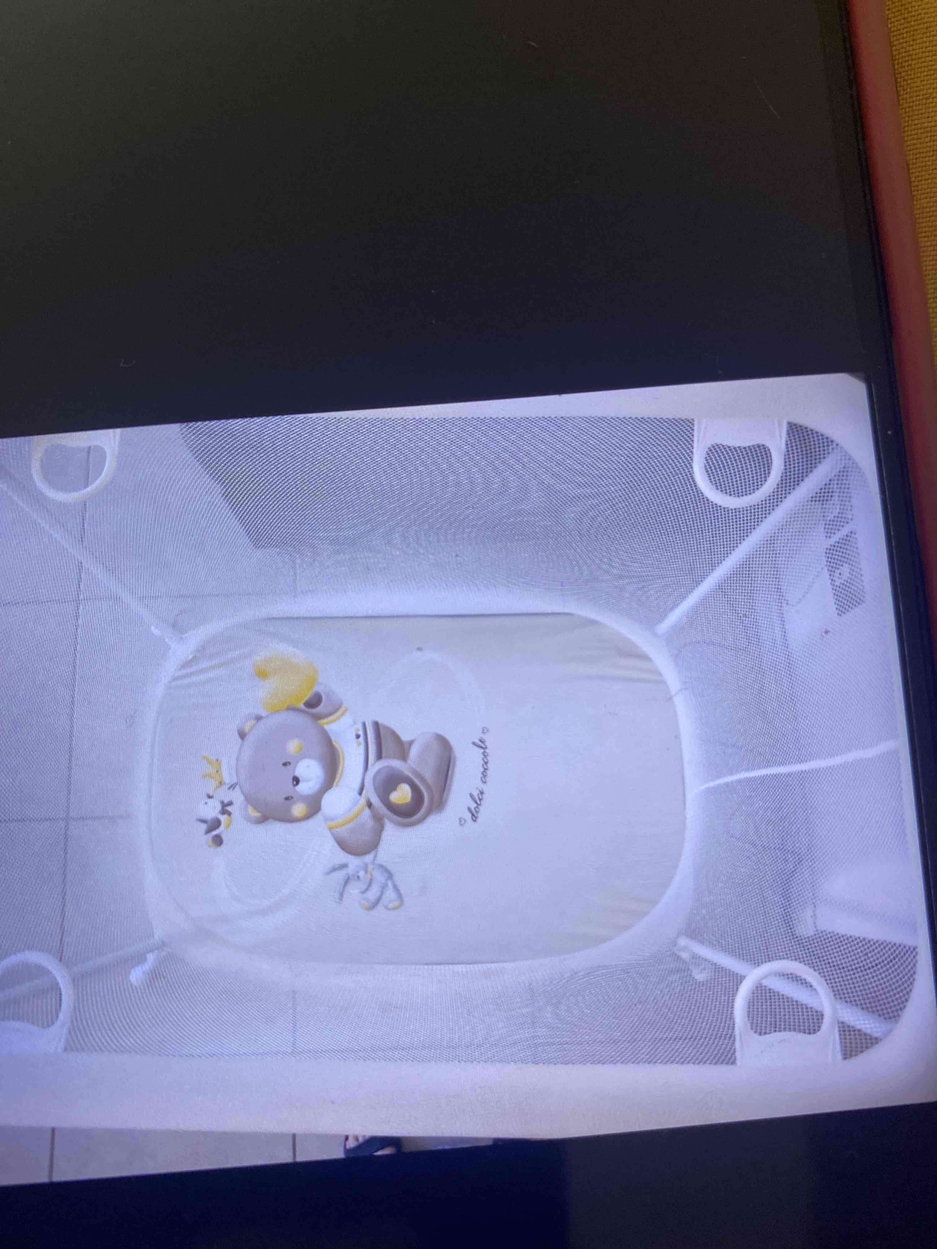 Corral de juego blanco infantil - miniatura 3