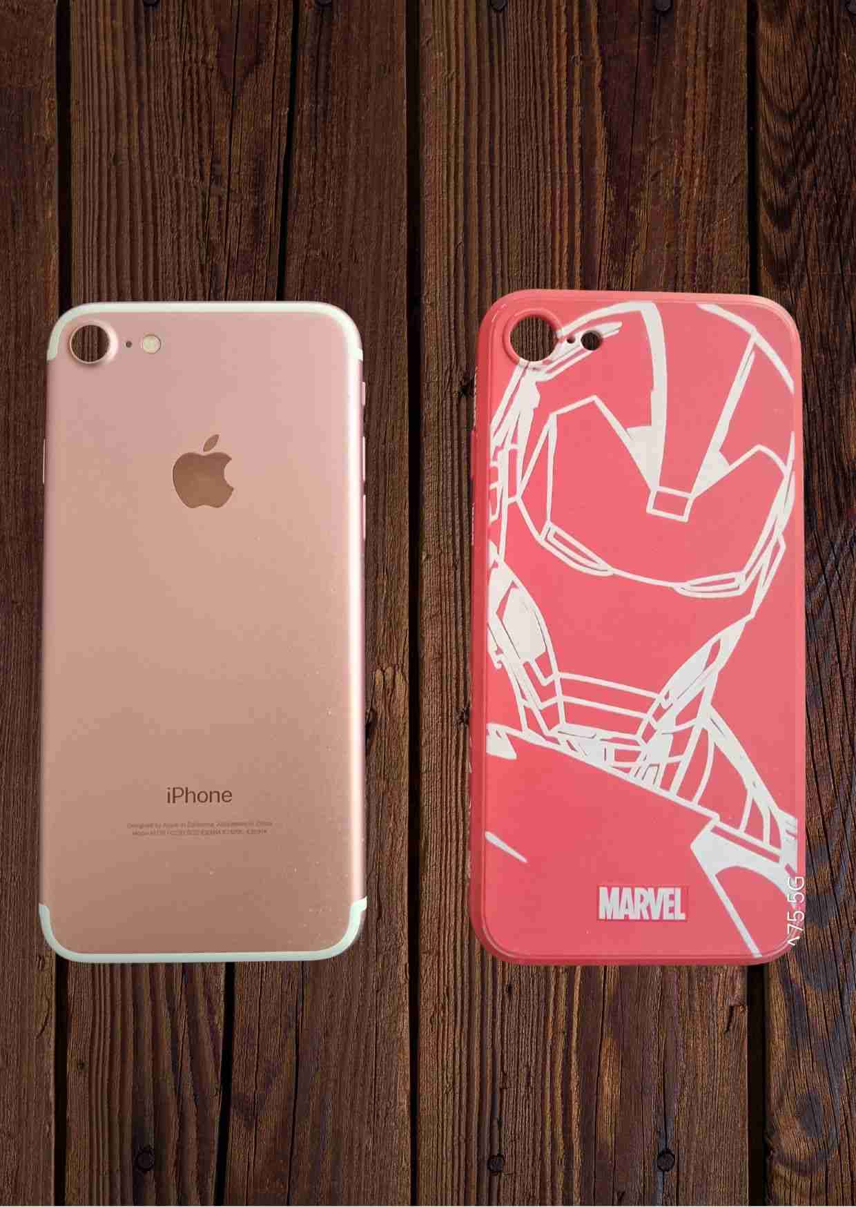 iPhone 7 Rosado en Excelente Estado + Carcasa Marv - miniatura 2