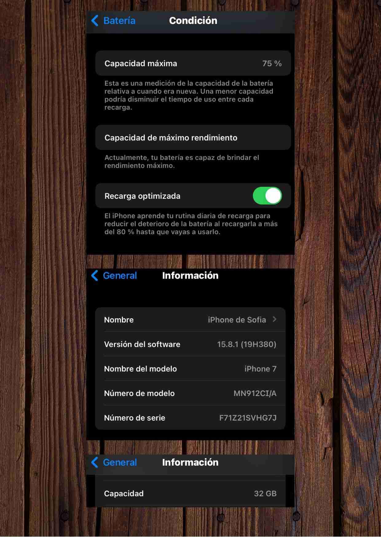 iPhone 7 Rosado en Excelente Estado + Carcasa Marv - miniatura 4