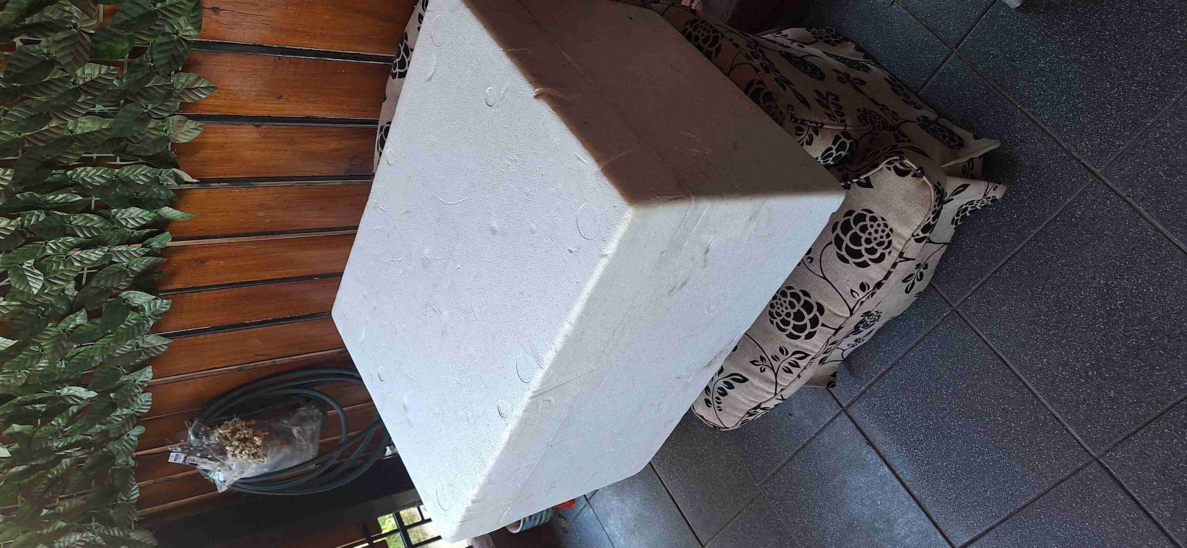 Cooler de poliestireno blanco - miniatura 2