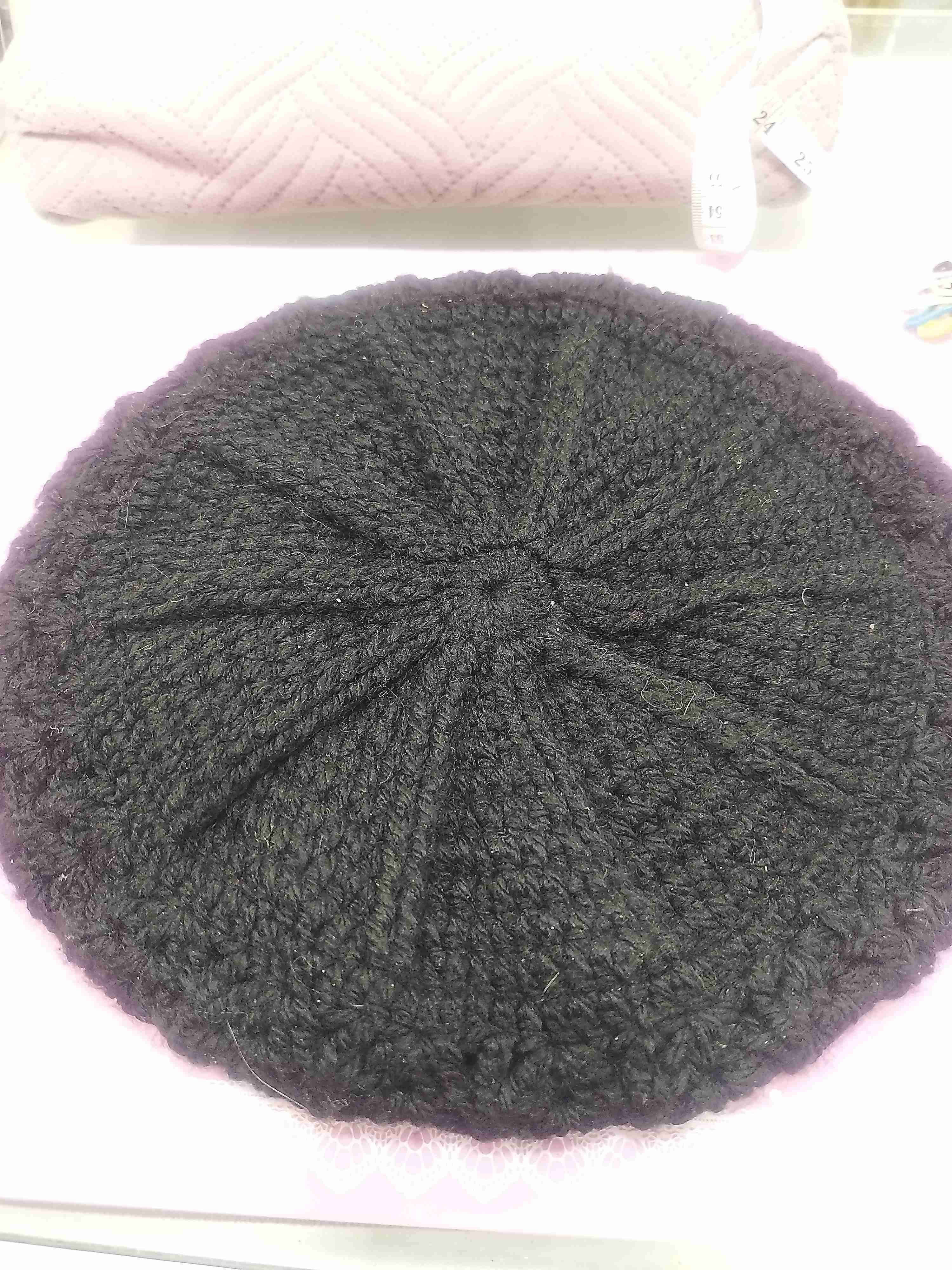 Boina negra de lana - miniatura 5