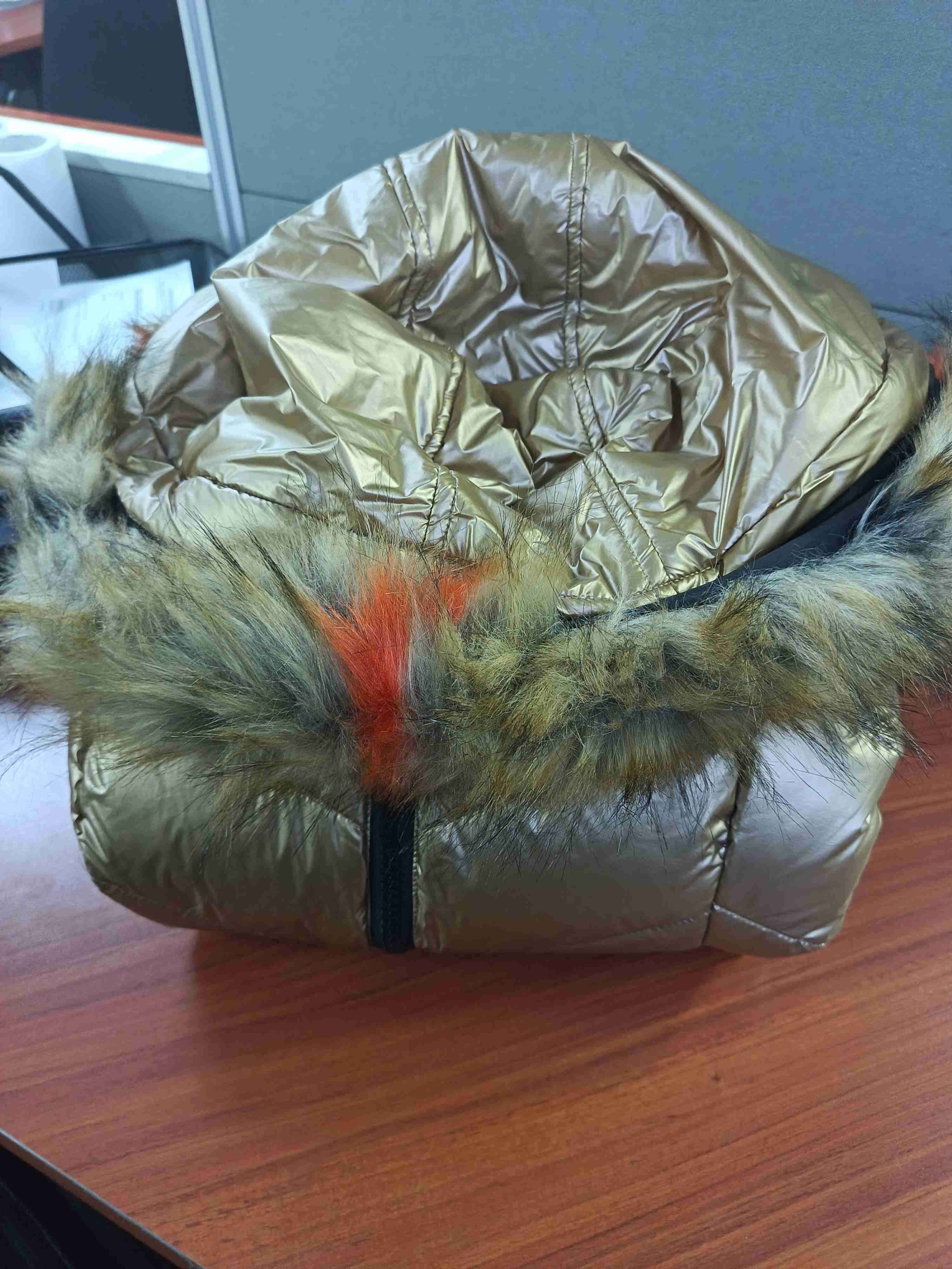 Chaqueta acolchada dorada - miniatura 1