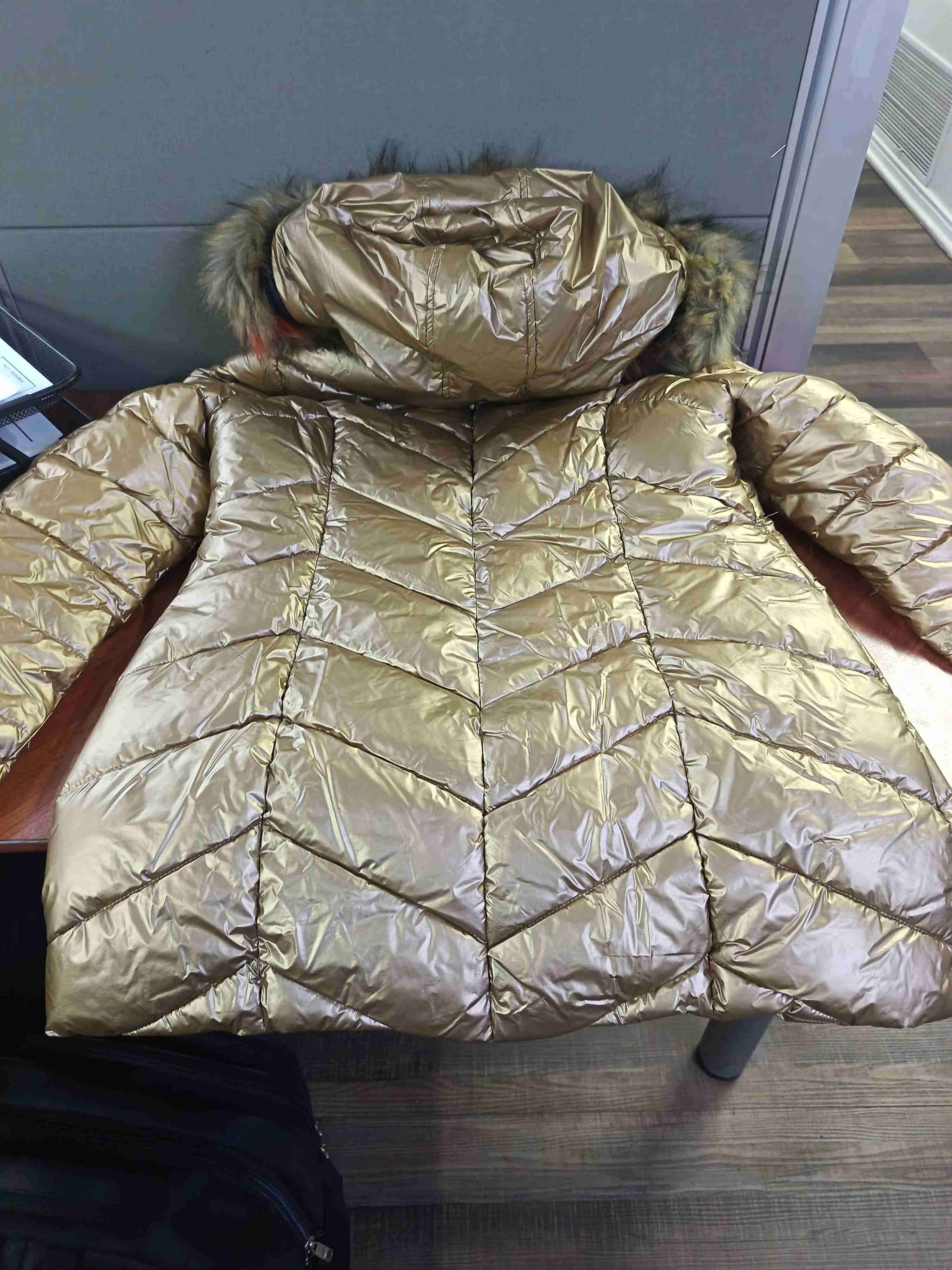 Chaqueta acolchada dorada - miniatura 2