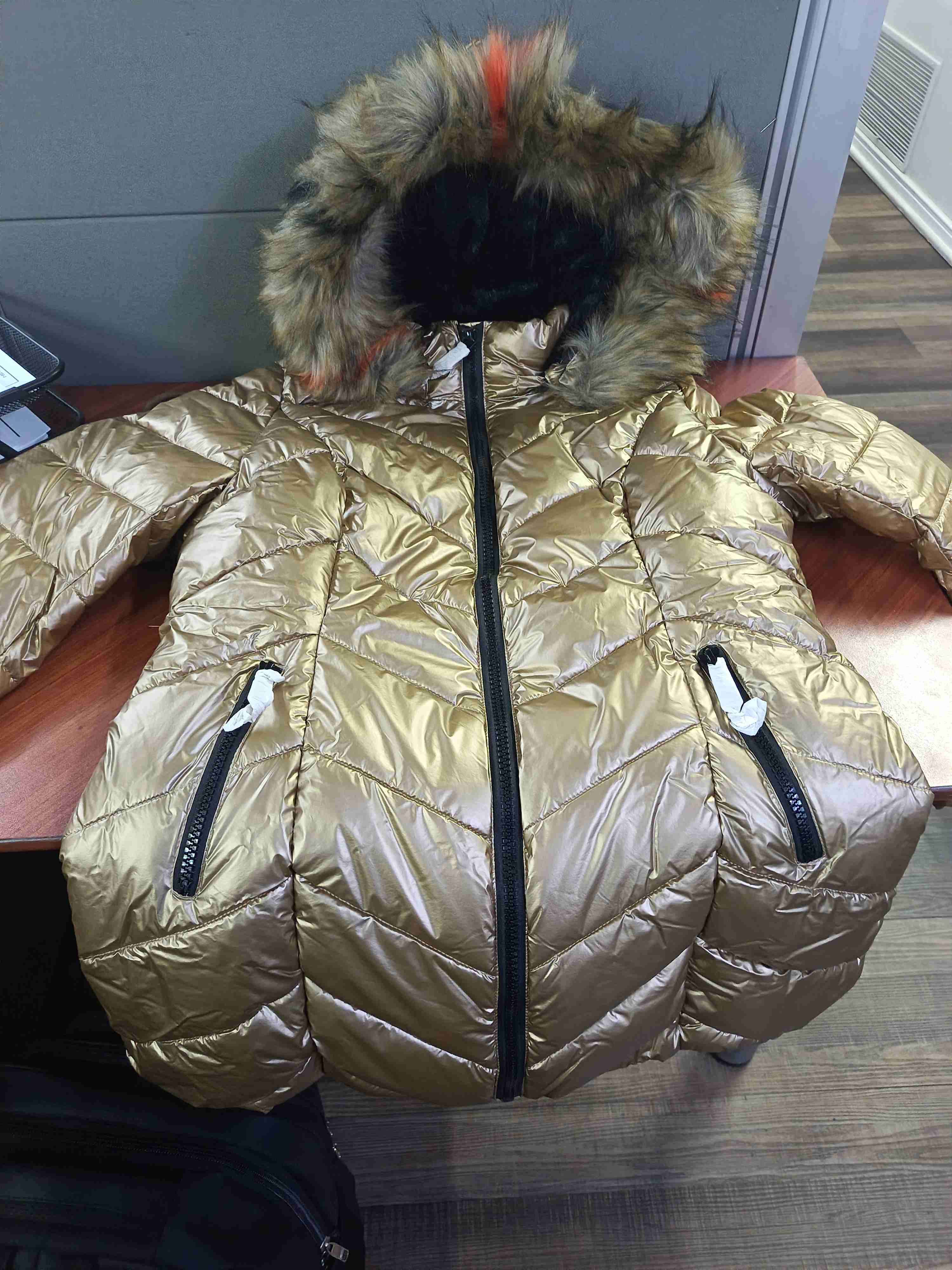 Chaqueta acolchada dorada - miniatura 4