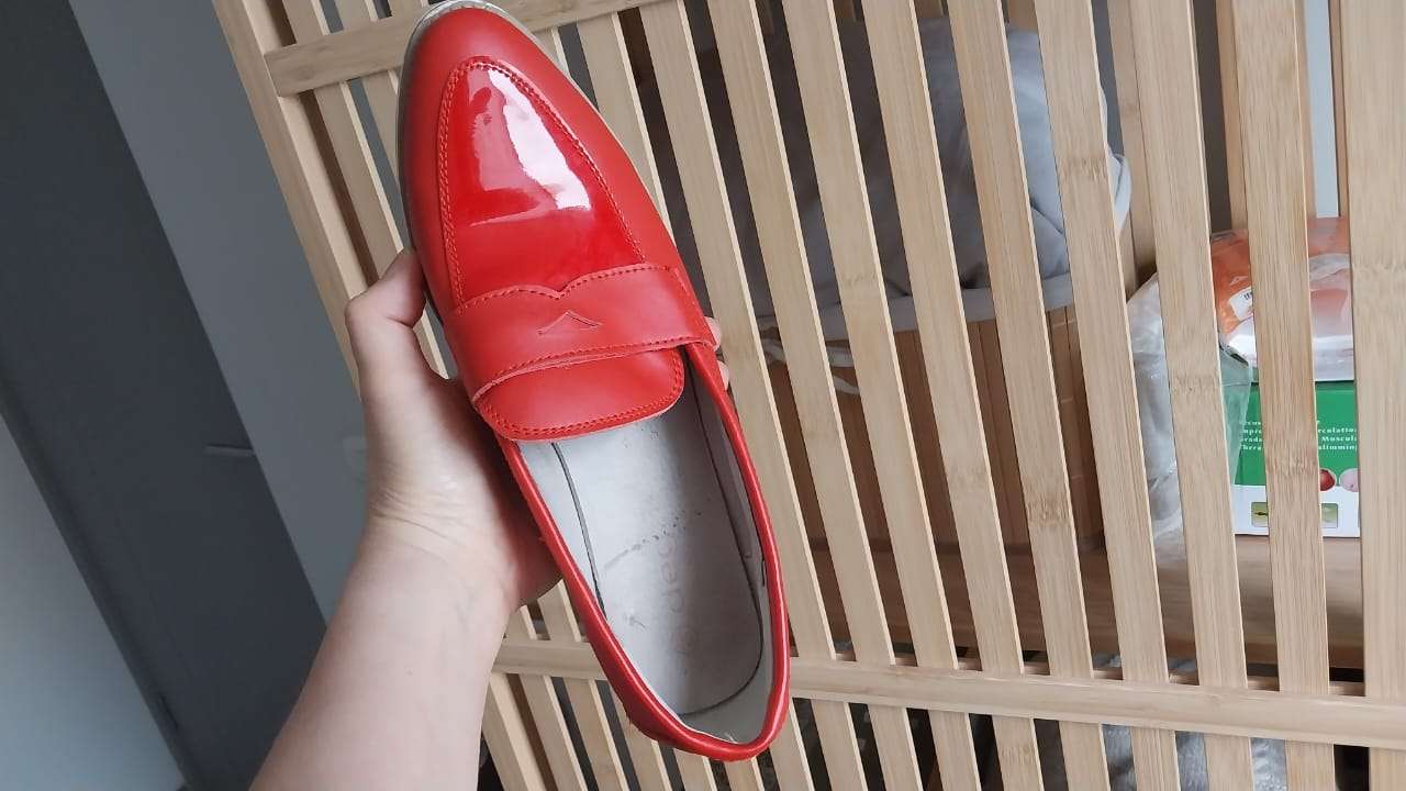 Zapatos rojos con charol Mujer - Degás - miniatura 3