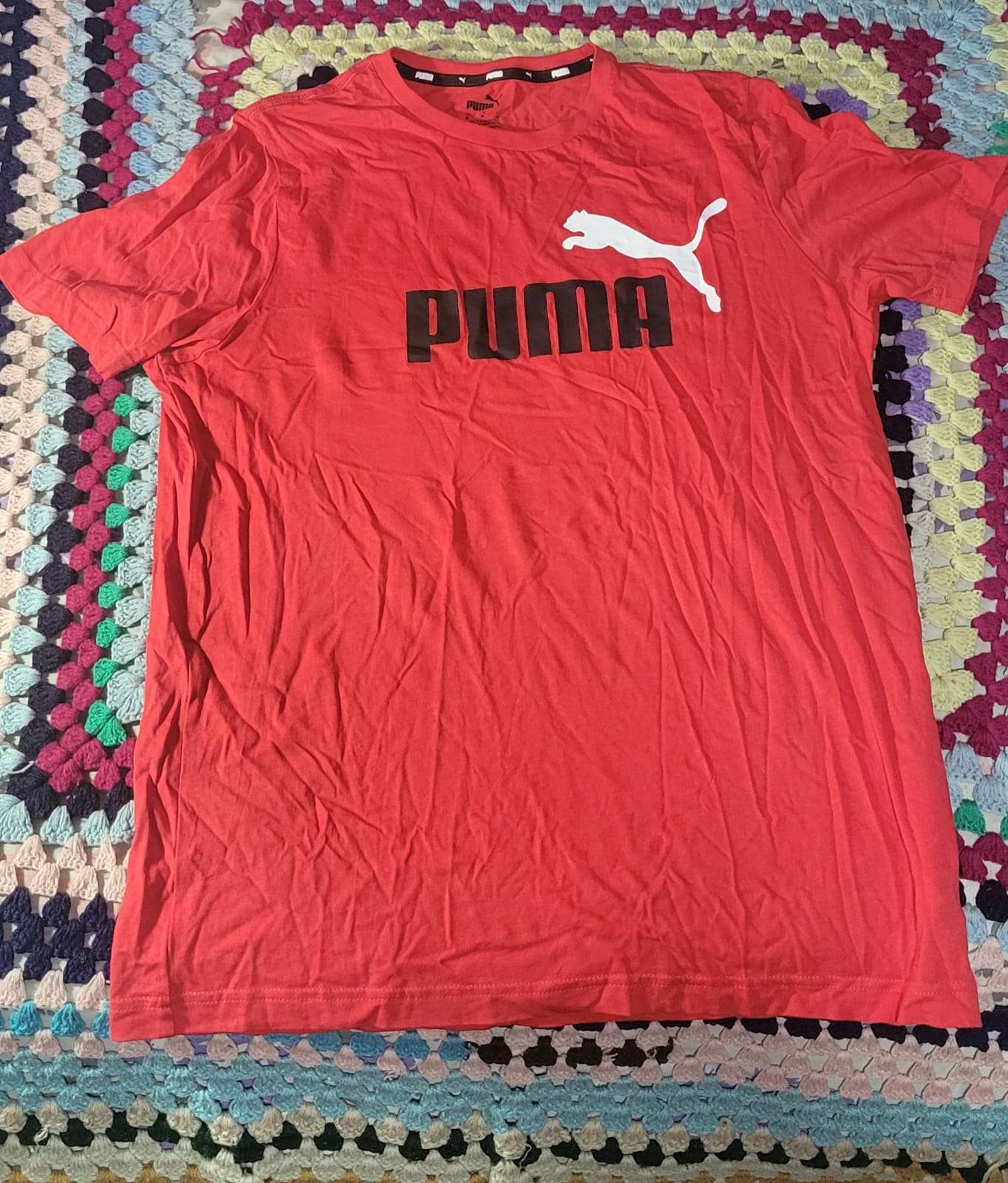 Polera roja Puma estampada - miniatura 1