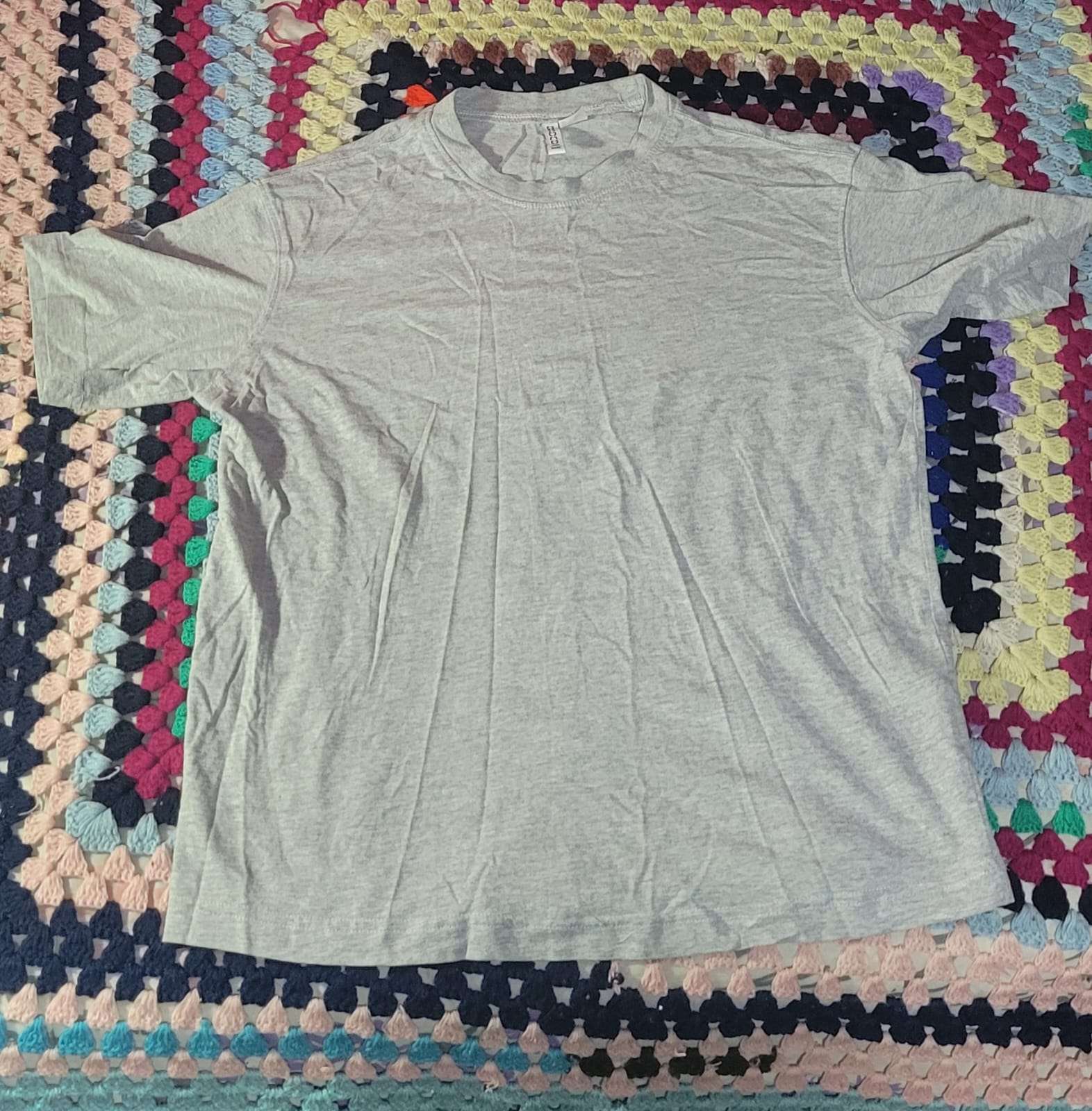 Polera gris básica - miniatura 1